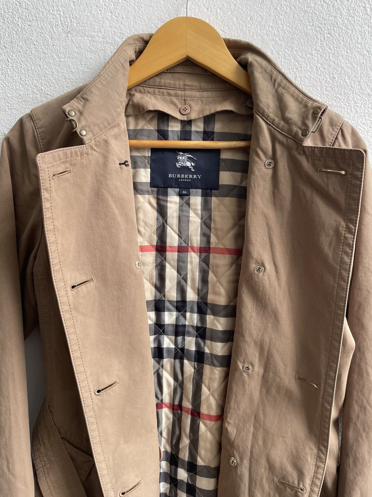 Burberry Burberry Nova Check Trench Coat Size US M / EU 48-50 / 2 - 8 Thumbnail