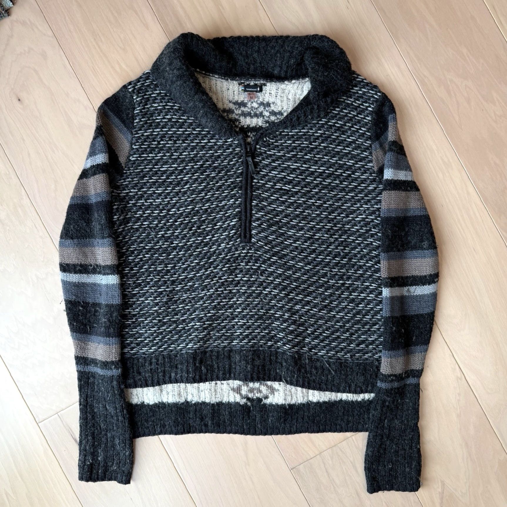 Smartwool Smartwool CHUP Potlach 1/2 Zip Sweater Women's M Multicolor Wool Outerwear Size M / US 6-8 / IT 42-44 - 2 Thumbnail