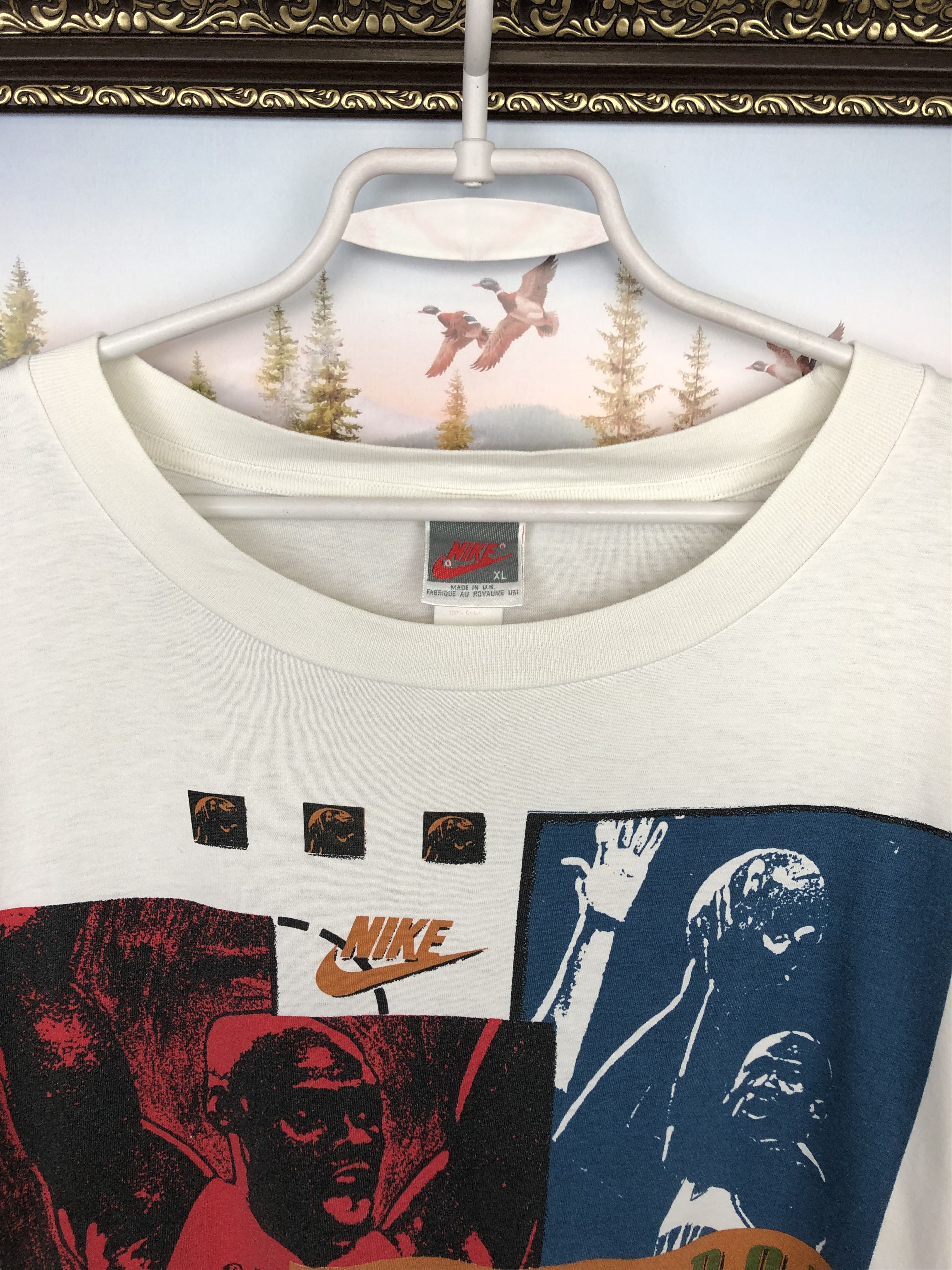 Nike Vintage Nike Air Jordan Shirt USA Graphic Tee Over Print Size US XL / EU 56 / 4 - 4 Thumbnail