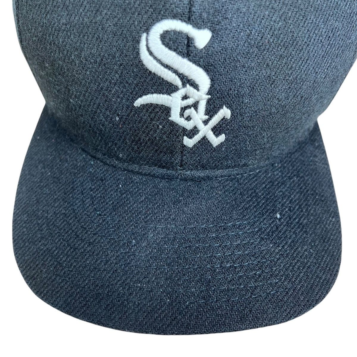 MLB Vintage 1990s MLB Chicago White Sox Plain Logo Wool Snapback Size ONE SIZE - 5 Thumbnail