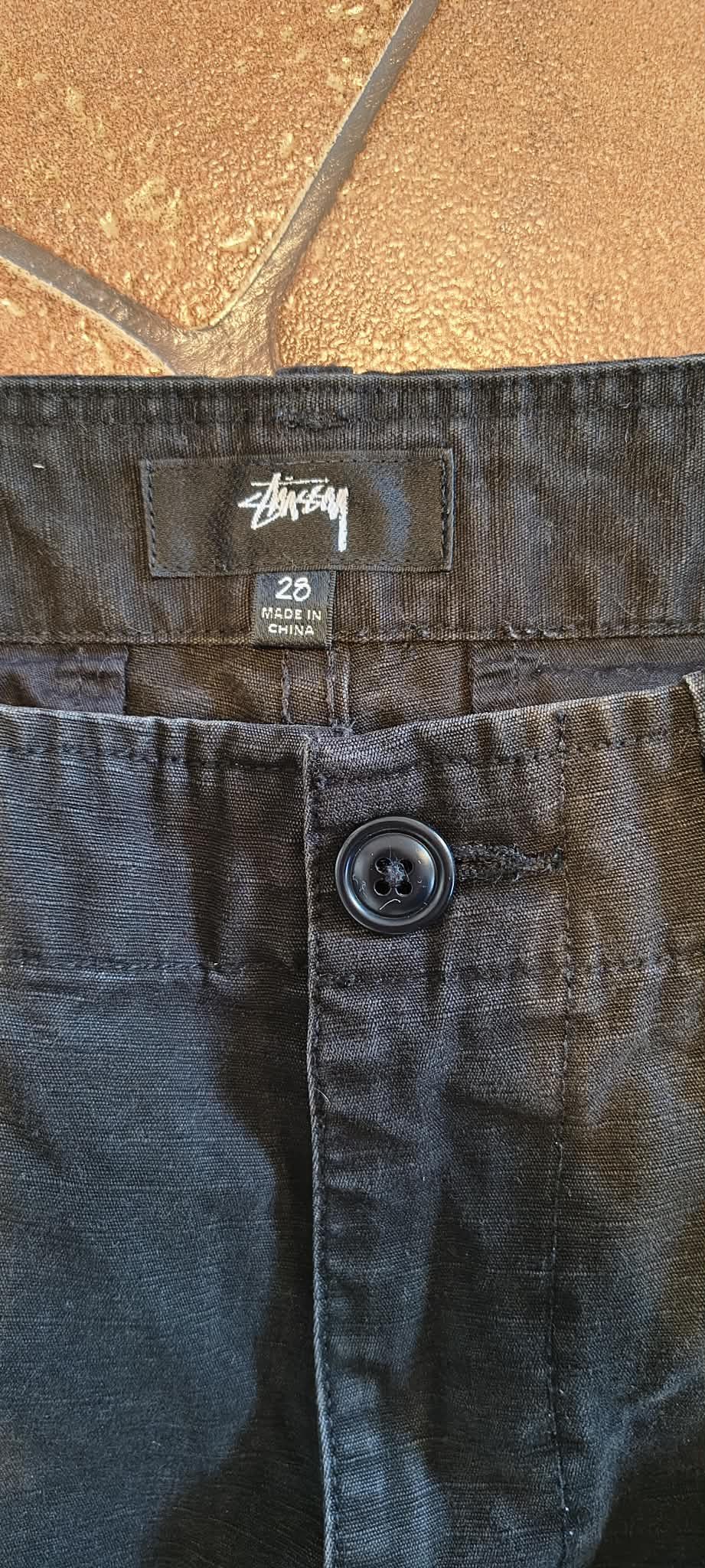 Stussy Black Stussy Ripstop Surplus Cargo pants Size US 28 / EU 44 - 2 Thumbnail
