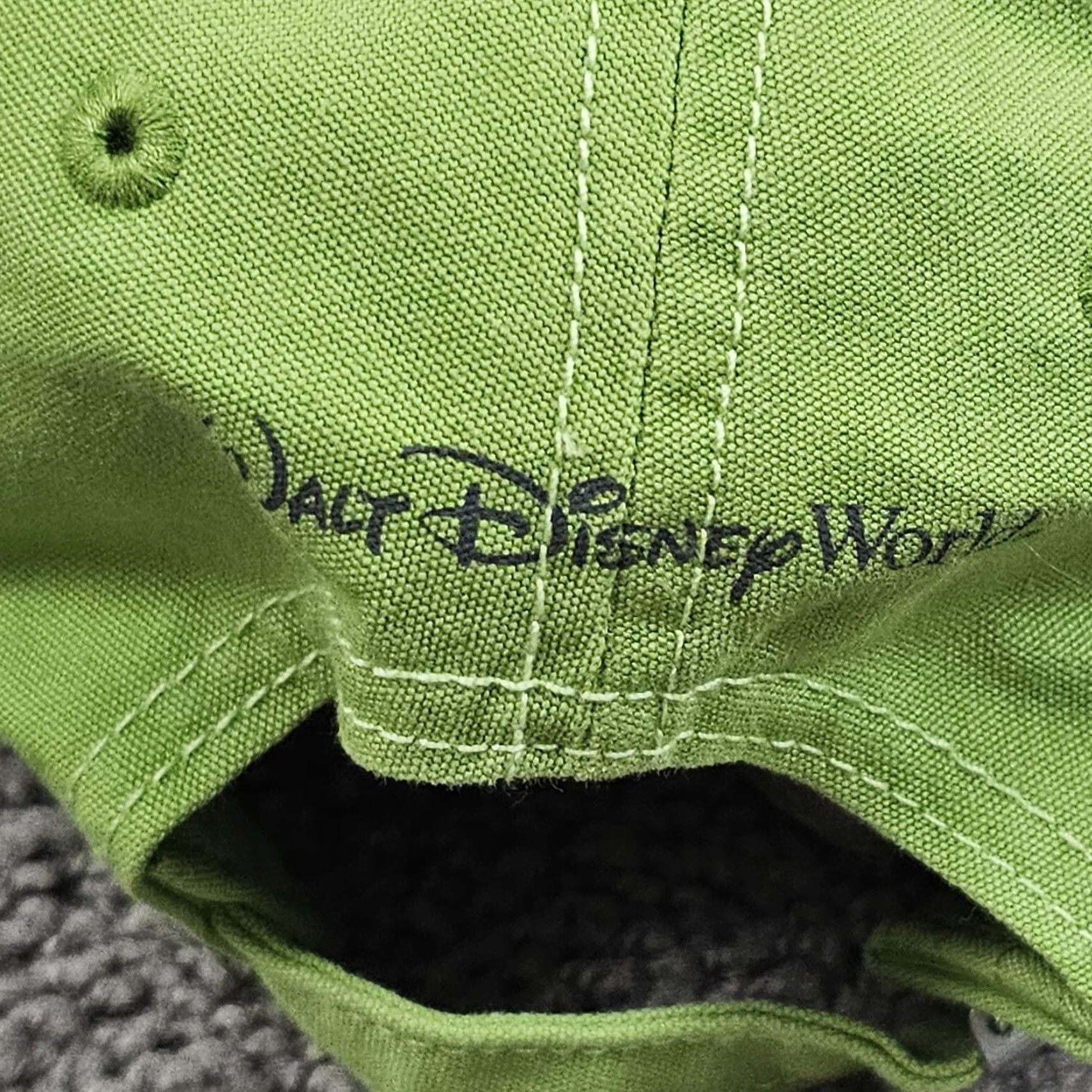 Disney Disney Mickey Cap Hat Baseball Cap Adult M Green Strap Back Walt Disney World Resort Mens Cap Size ONE SIZE - 7 Thumbnail