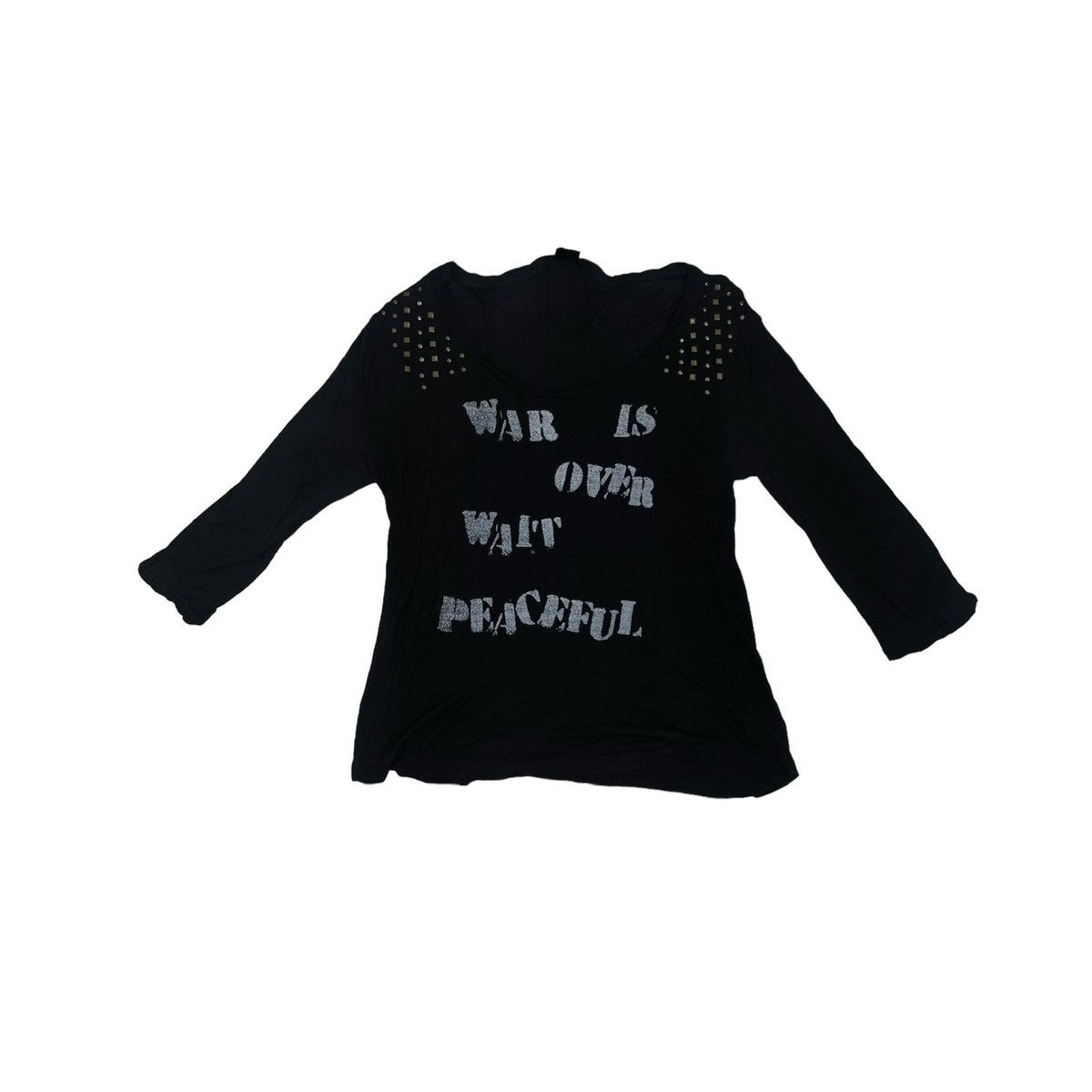 If Six Was Nine × Japanese Brand × Le Grande Bleu (L.G.B.) 💸NEED GONE💸 War is over with studded longsleeve tee Size US M / EU 48-50 / 2 - 1 Thumbnail