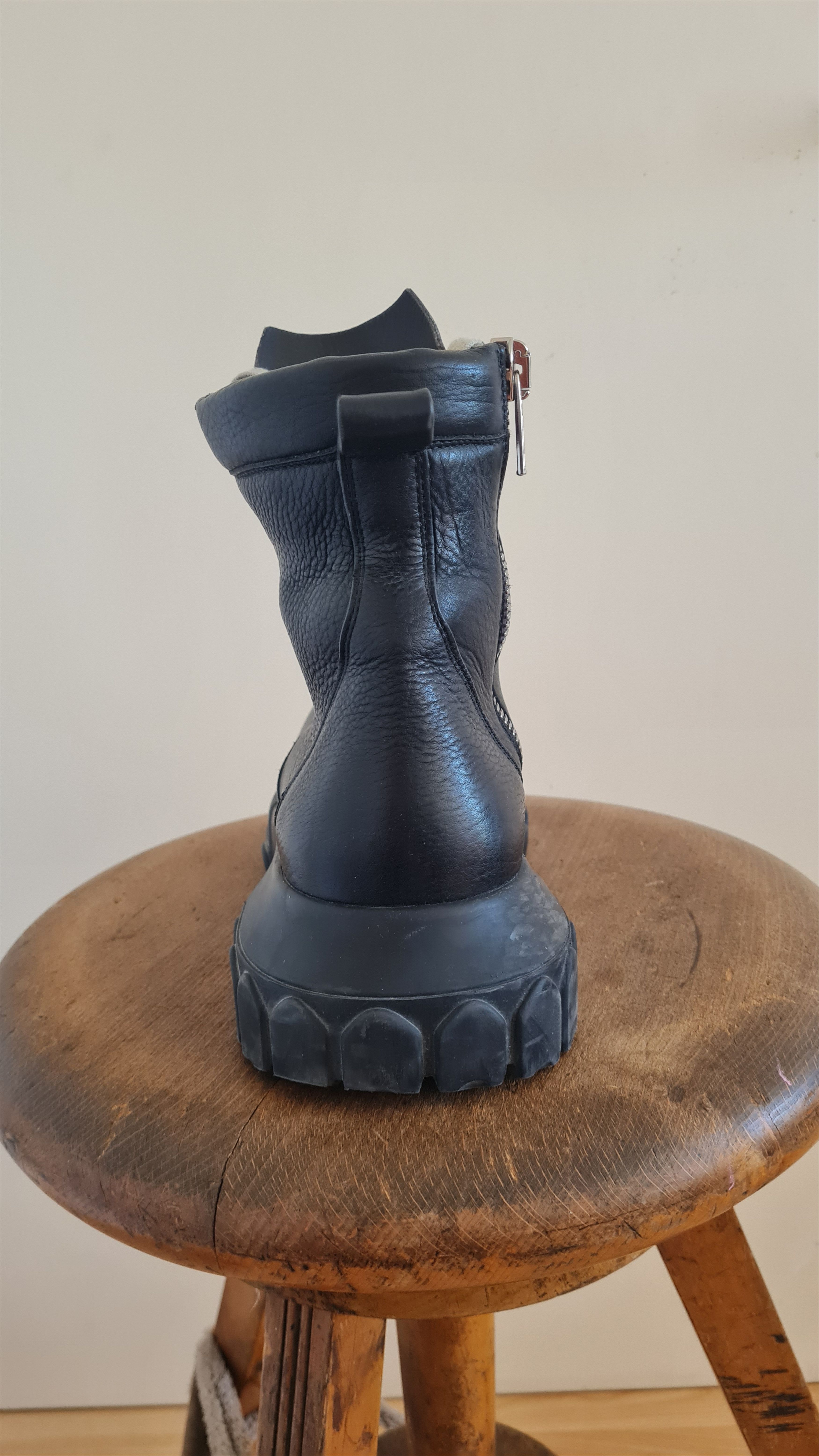 Rick Owens Mainline Rick Owens | Black Bozo Tractor Army Boots Size US 8 / EU 41 - 5 Thumbnail