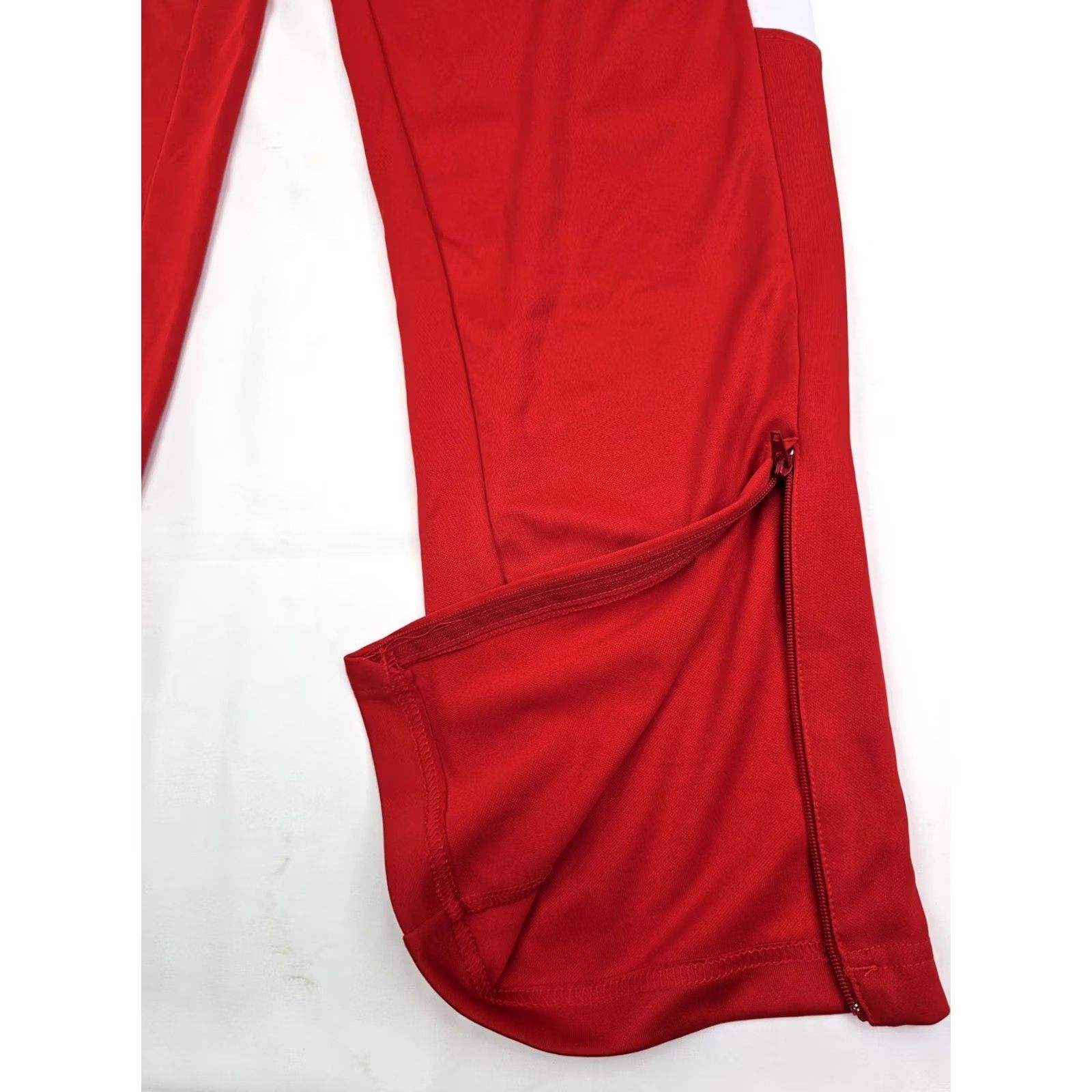 Champion VINTAGE Champion Track Pants Men S Inseam 32 Red NWT Elastic Waist Stripe Down the Side Regular Fit Sportswear Size US 29 - 2 Thumbnail