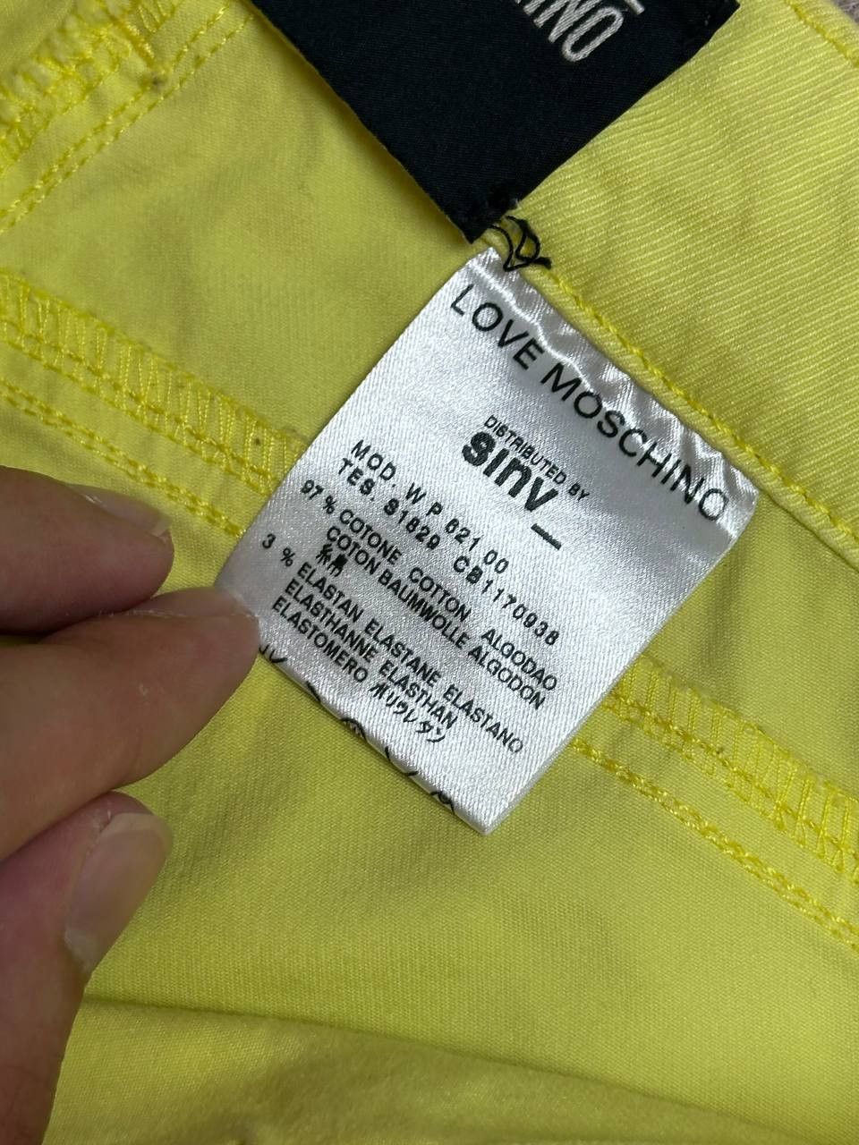 Love Moschino Love Moschino Rare Hearts Pockets Yellow Pants Vintage Size 32" / US 10 / IT 46 - 9 Thumbnail
