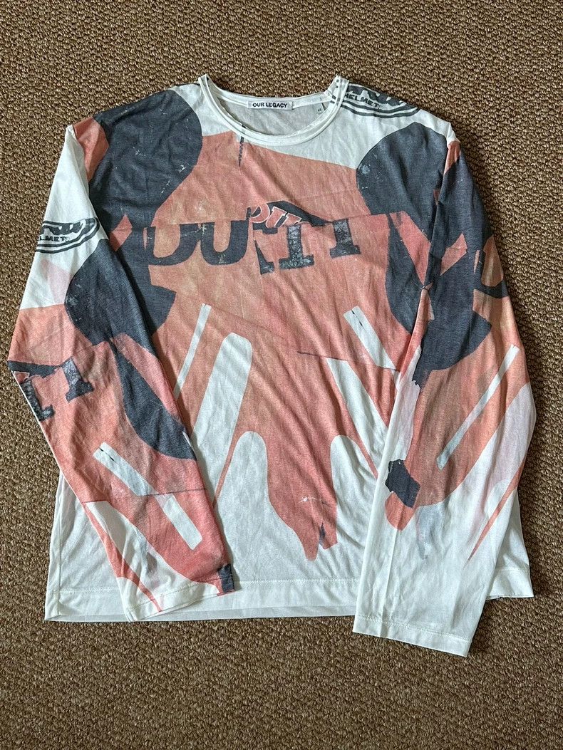 Our Legacy Our Legacy size48 Printed long sleeves undergarment Size US M / EU 48-50 / 2 - 3 Thumbnail