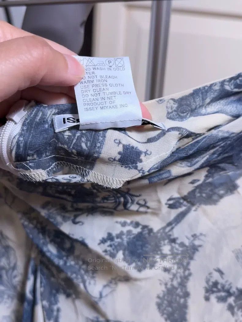 Issey Miyake Issey Miyake size:3 Printed Maxi Skirt Size 23" - 6 Thumbnail