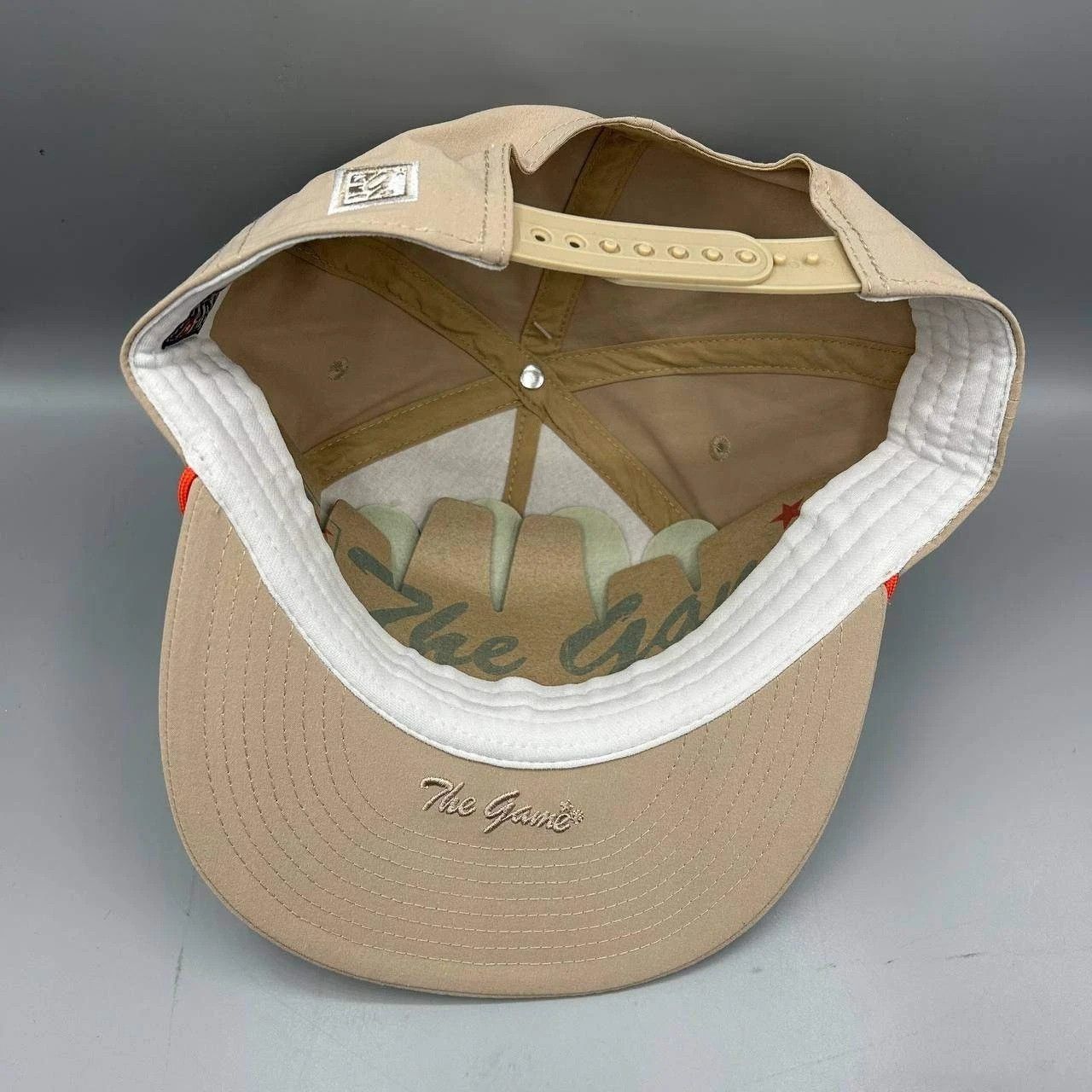 The Game Jackson Hole Hat Men Beige Embroidered The Game Snap Back Size ONE SIZE - 2 Thumbnail