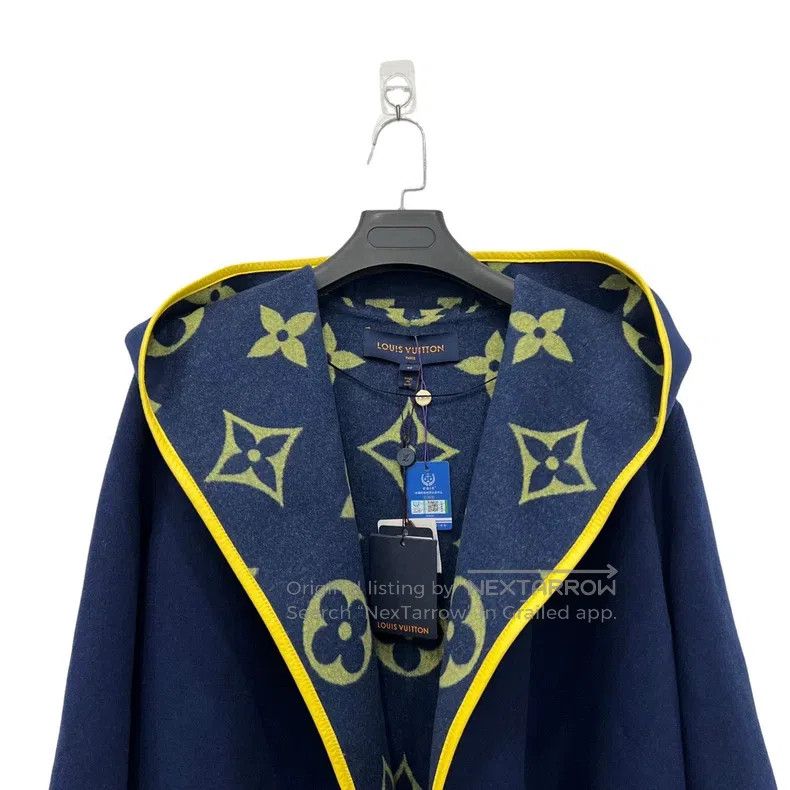 Louis Vuitton Louis Vuitton Blue presbyopic cashmere coat Size M / US 6-8 / IT 42-44 - 4 Thumbnail
