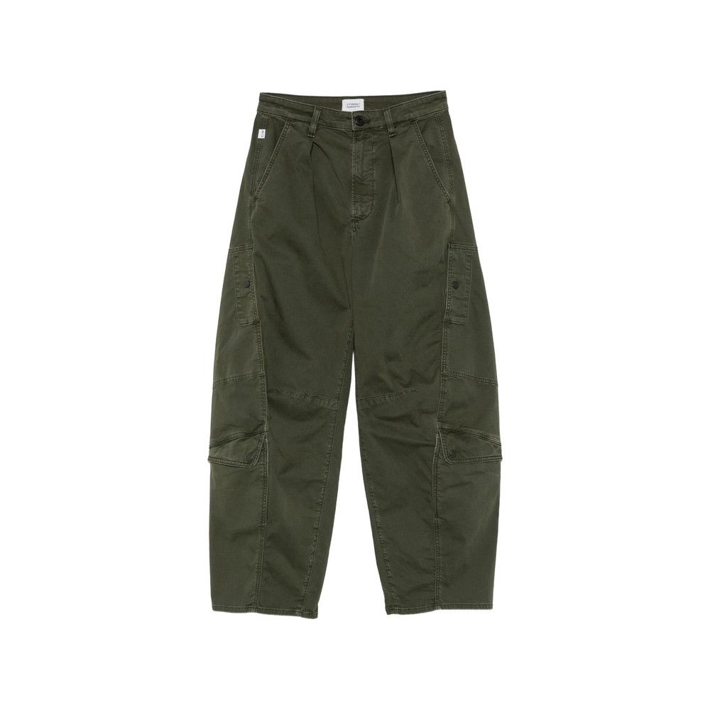 Citizens Of Humanity Citizens Of Humanity GREEN Trousers - Straight Trousers Size 25" / US 0 / IT 36 - 1 Thumbnail