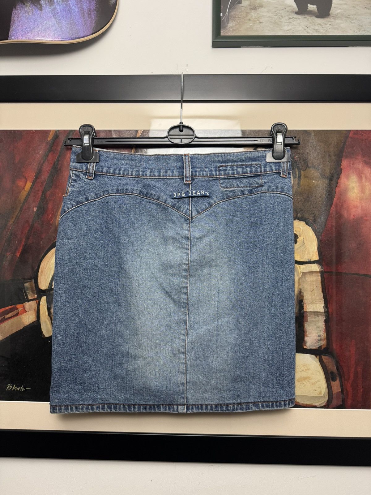 Jean Paul Gaultier Vintage Jean Paul Gaultier JPG Jeans Skirt Archive Y2k Denim Size 30" / US 8 / IT 44 - 2 Thumbnail