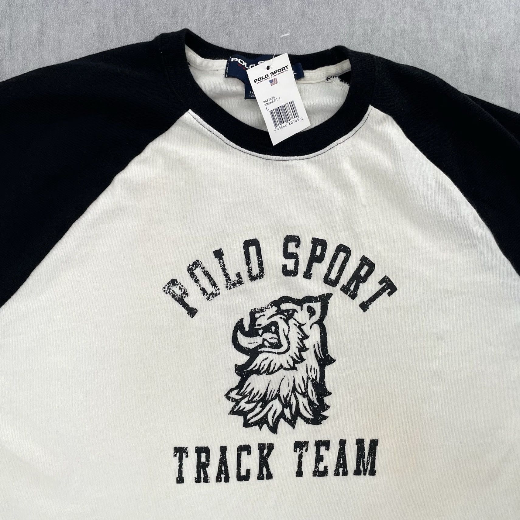 Polo Ralph Lauren VINTAGE Polo Ralph Lauren Sport Track Team T-Shirt Adult Large Red Crew Neck Short Sleeve Mens Size US L / EU 52-54 / 3 - 3 Thumbnail