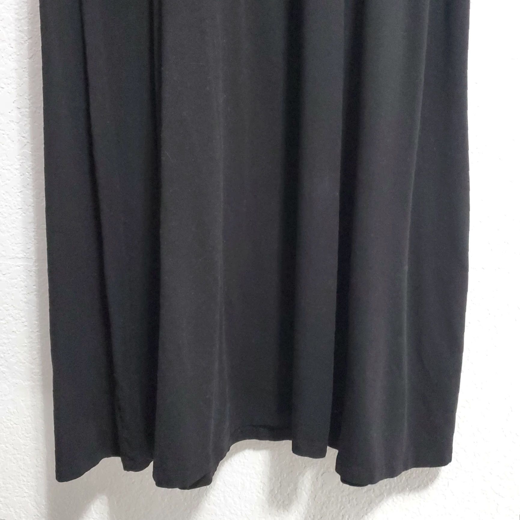 Eileen Fisher VINTAGE Eileen Fisher Dress Women M Black Lyocell Sleeveless A-Line Midi Minimalist Size M / US 6-8 / IT 42-44 - 7 Thumbnail