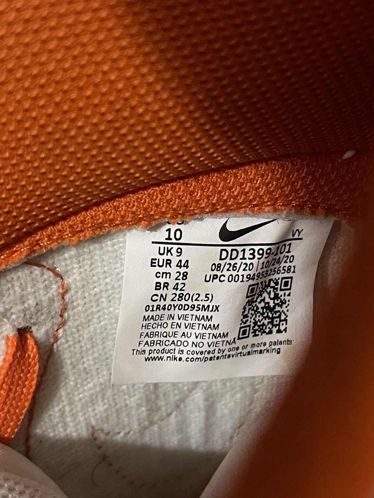 Nike Nike Dunks Hi Syracuse Size US 10 / EU 43 - 6 Thumbnail