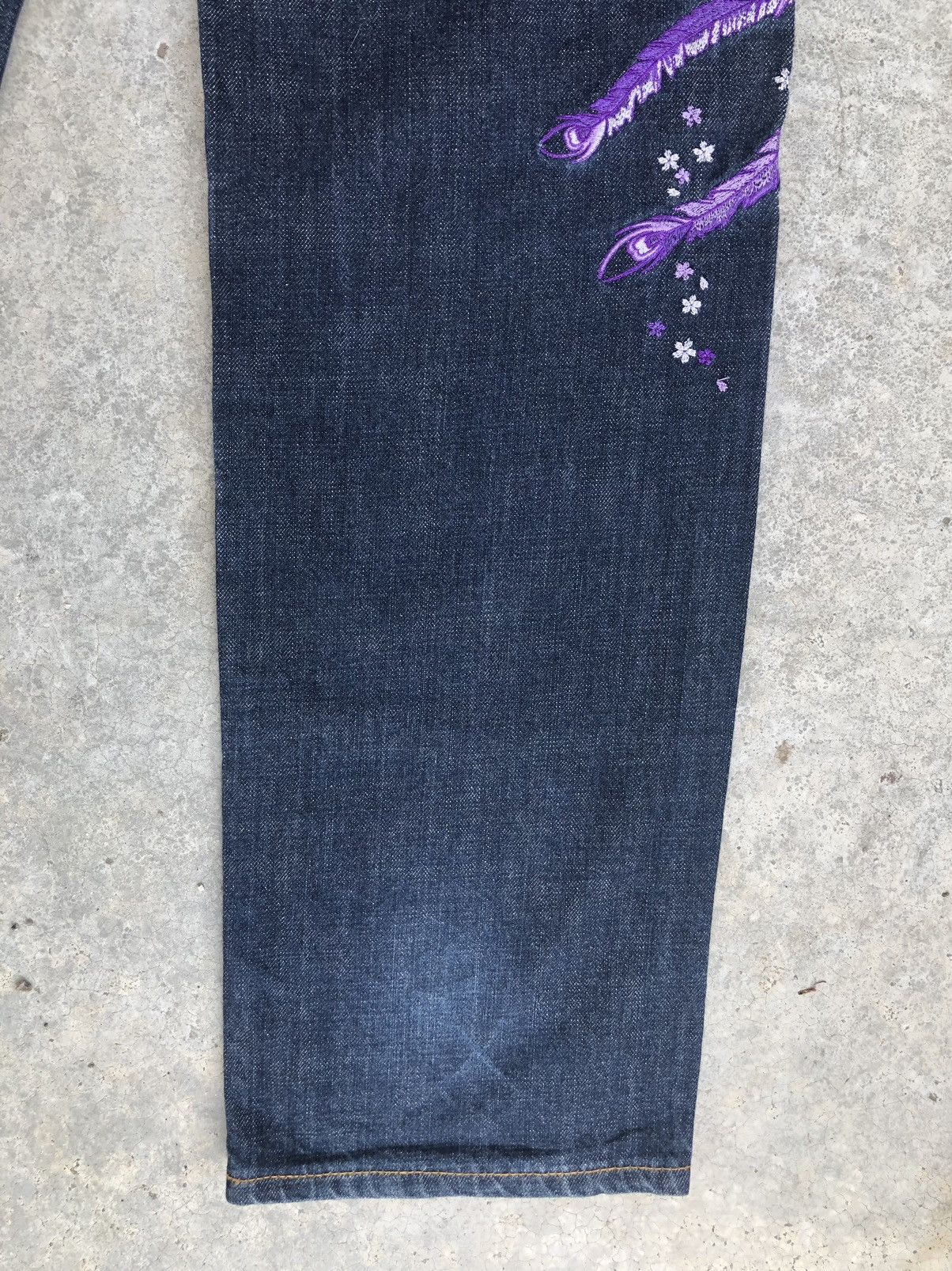 Karakuri Tamashii Karakuri Tamashii Embroidered Jeans Distressed Jeans Size US 32 / EU 48 - 14 Thumbnail