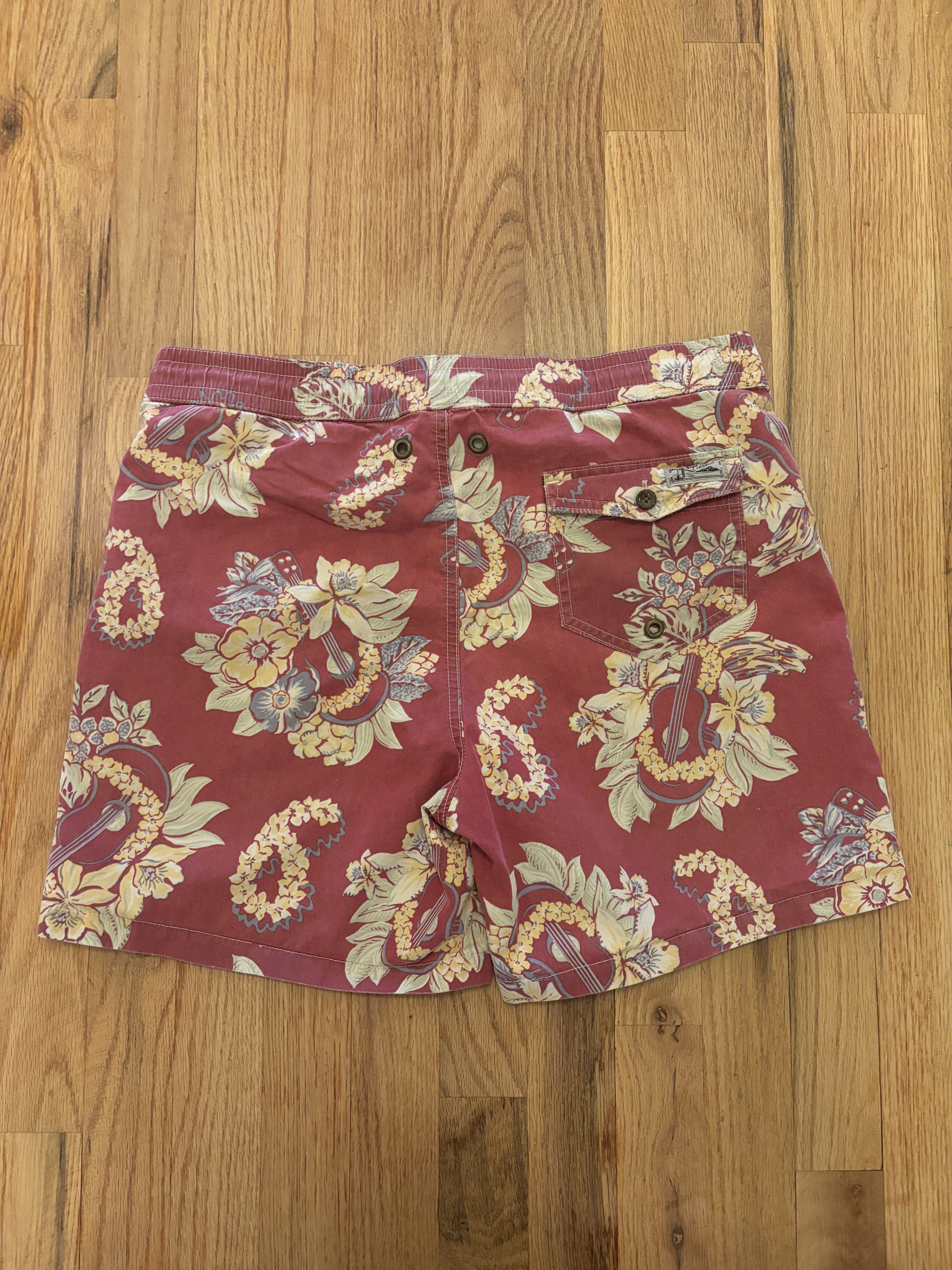 Vintage Hawaiian Swimming Trunks / Board Short Size US 30 / EU 46 - 4 Thumbnail
