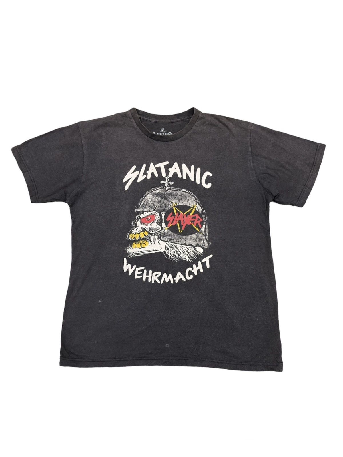 Band Tees × Rock T Shirt × Slayer Y2K Slayer Slatanic Wehrmacht 