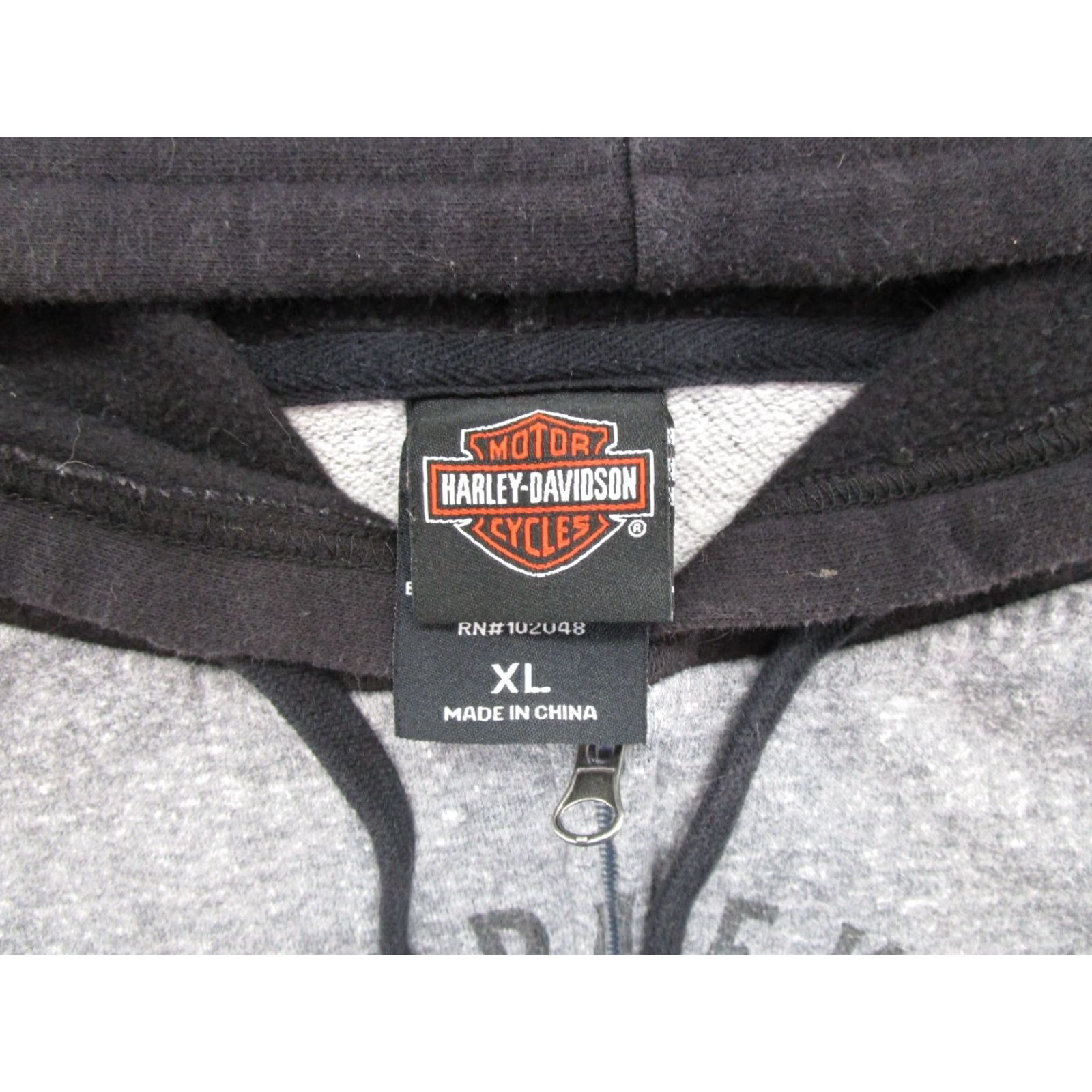 Harley Davidson Harley-Davidson Women's Full Zip Hoodie Sweatshirt XL Motorcycle Riding Multicolor Black Size XL / US 12-14 / IT 48-50 - 2 Thumbnail
