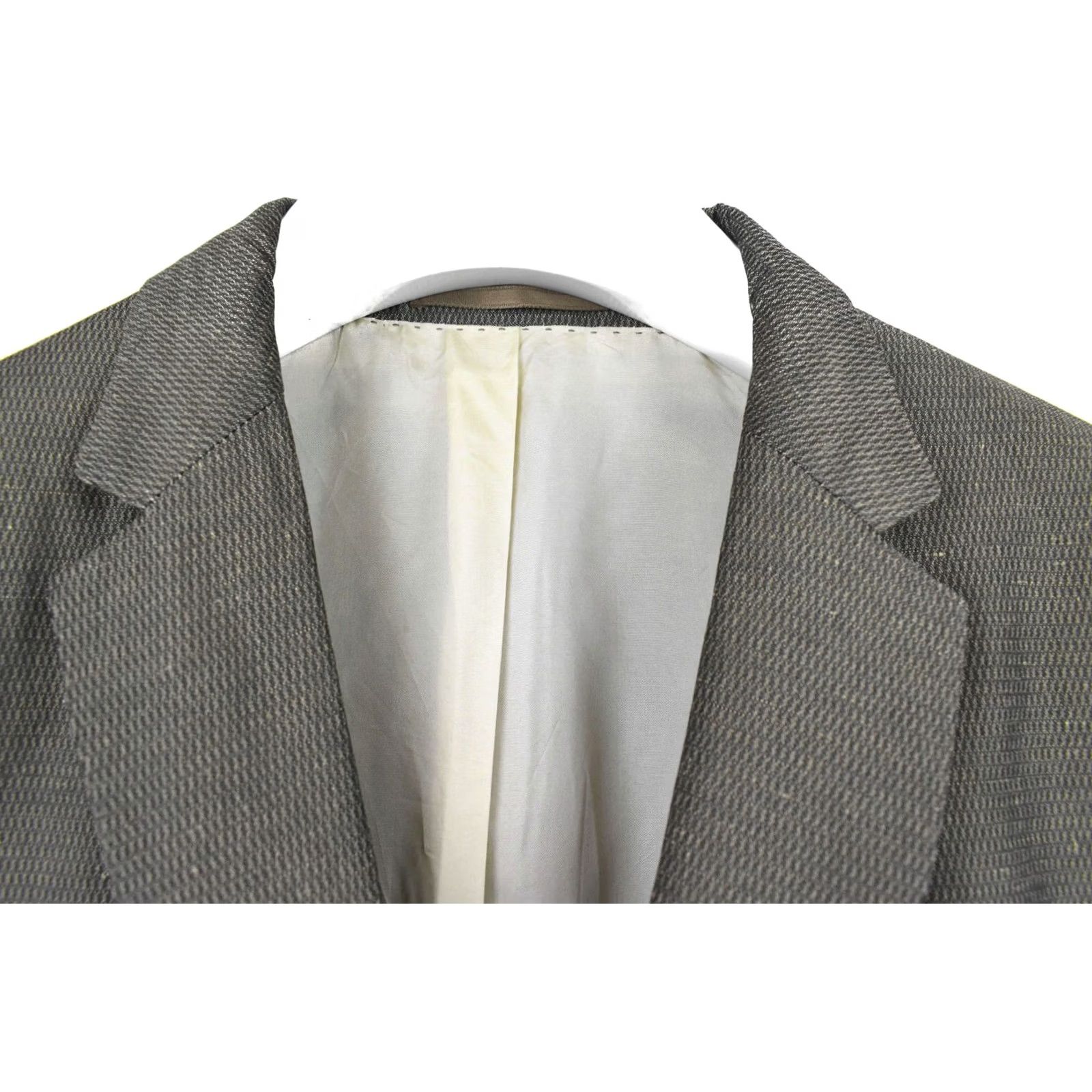 Hugo Boss HUGO BOSS Falcon Blazer Men US 38L Linen Blend Lined Single Breasted Notch Blazer Size 38R - 5 Thumbnail