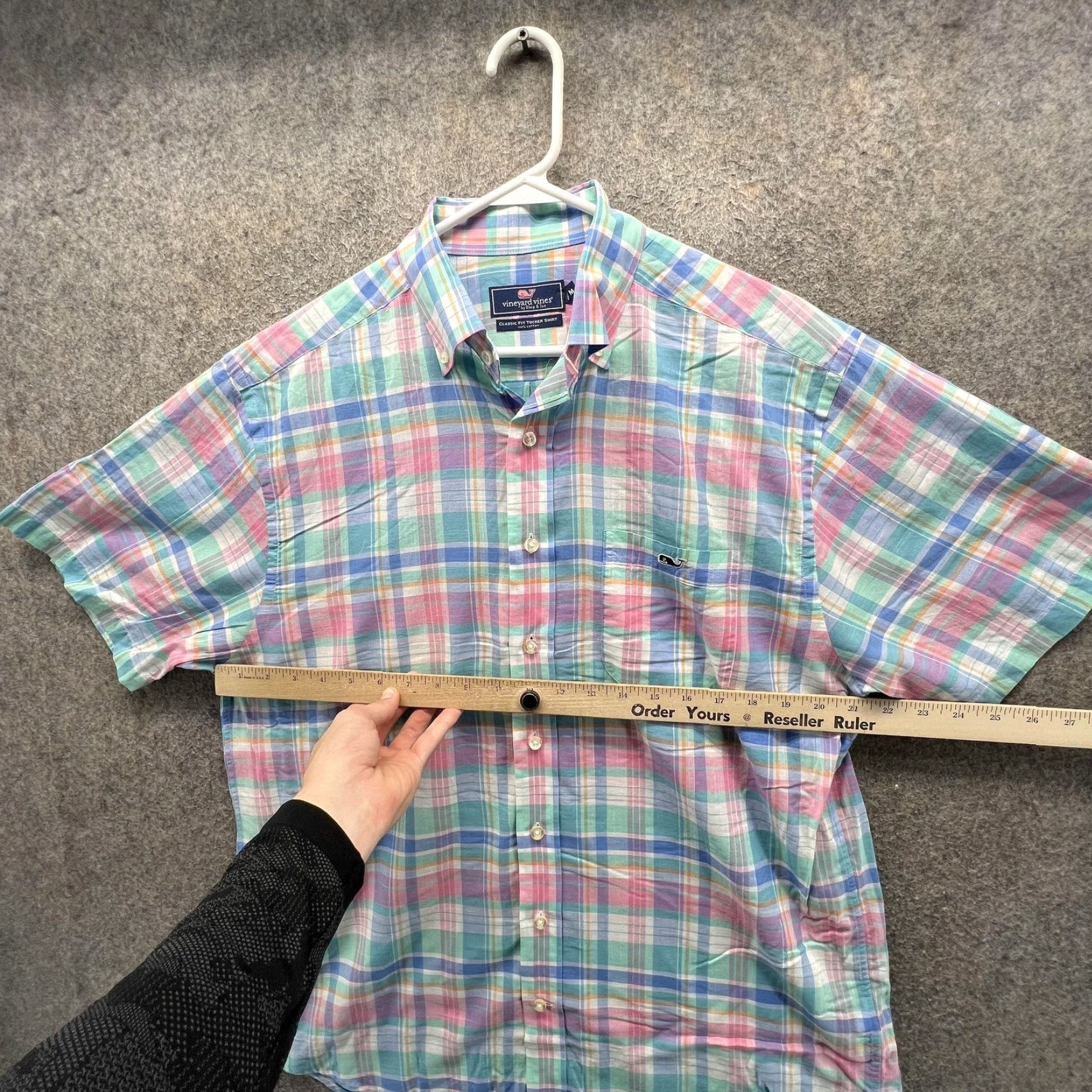 Vineyard Vines Vineyard Vines Shirt Mens Medium Multicolor Plaid Short Sleeve Tucker Shirt Size US M / EU 48-50 / 2 - 6 Thumbnail