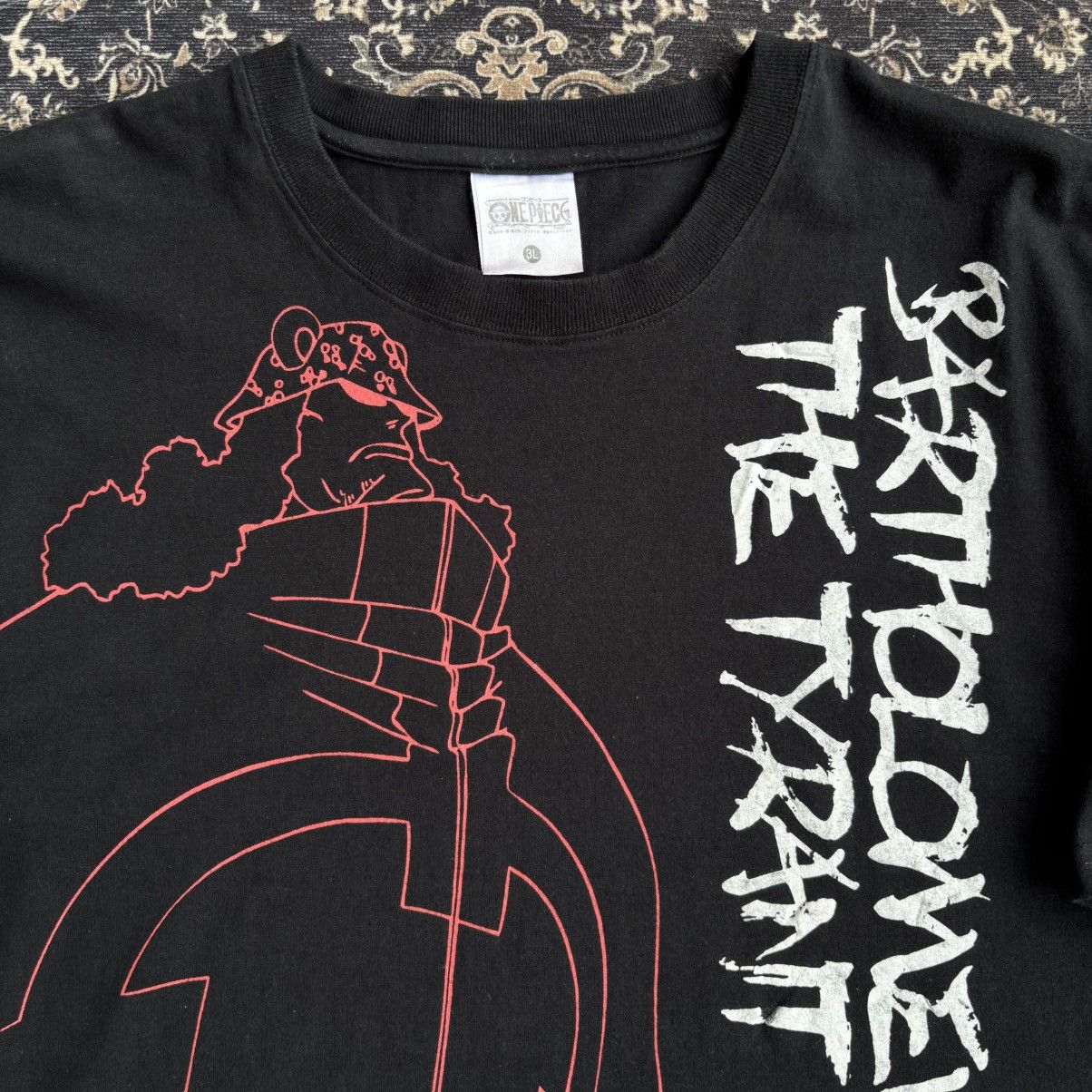 One Piece Vintage Bartholomew Kuma Art Anime One Piece Tee Size US XL / EU 56 / 4 - 2 Thumbnail