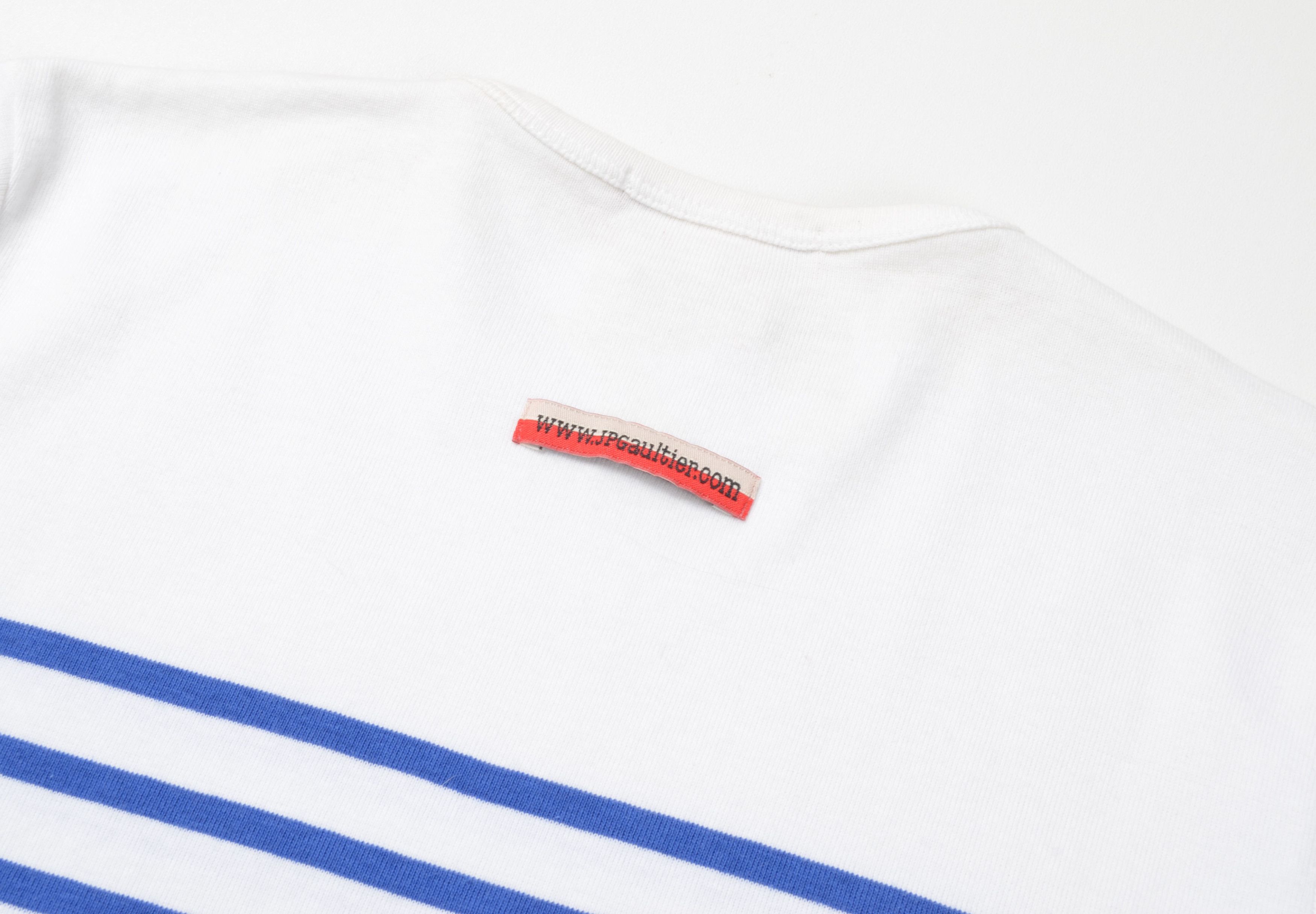 Jean Paul Gaultier Vintage Jean Paul Gaultier Iconic Striped Crew Neck Top Size M / US 6-8 / IT 42-44 - 8 Thumbnail