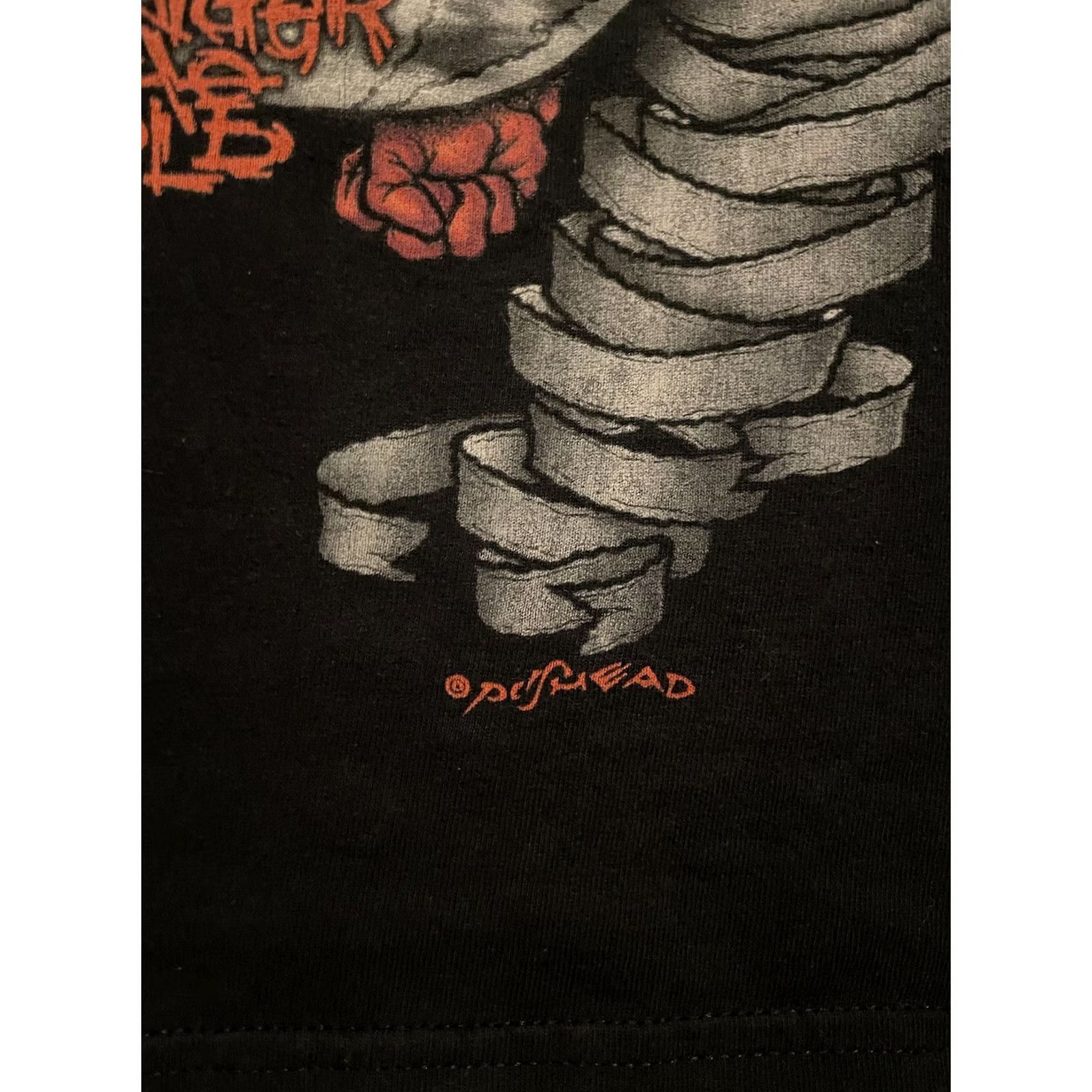 Vintage VINTAGE Metallica T-Shirt Black Crew Neck Short Sleeve Size S Unisex Adults 2004 Angry At The World Tour Pushead Size US S / EU 44-46 / 1 - 3 Thumbnail
