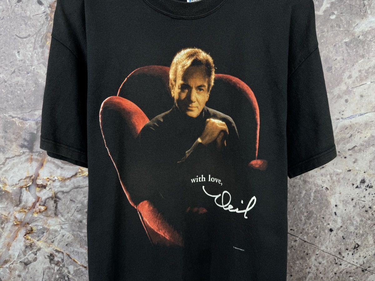 Fruit Of The Loom Vintage Neil Diamond World Tour 1998–1999 Graph Band T-Shirt Size US XL / EU 56 / 4 - 4 Thumbnail