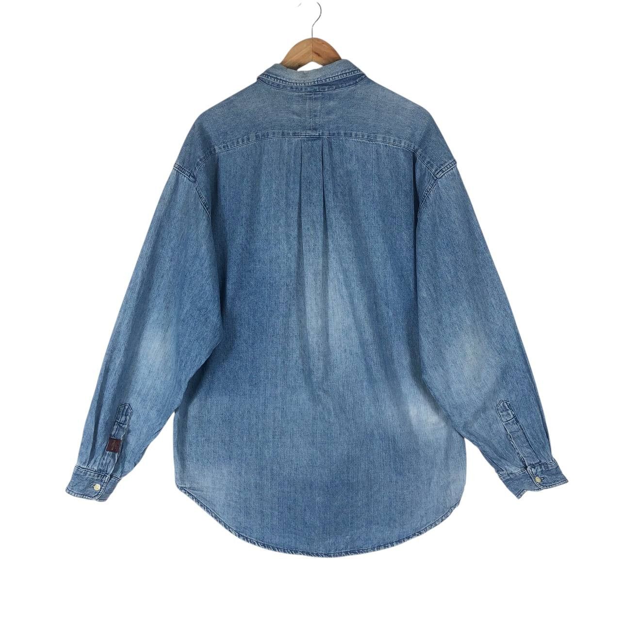 Hard Rock Cafe Vintage Hard Rock Cafe Denim Shirt Size XL / US 12-14 / IT 48-50 - 5 Thumbnail