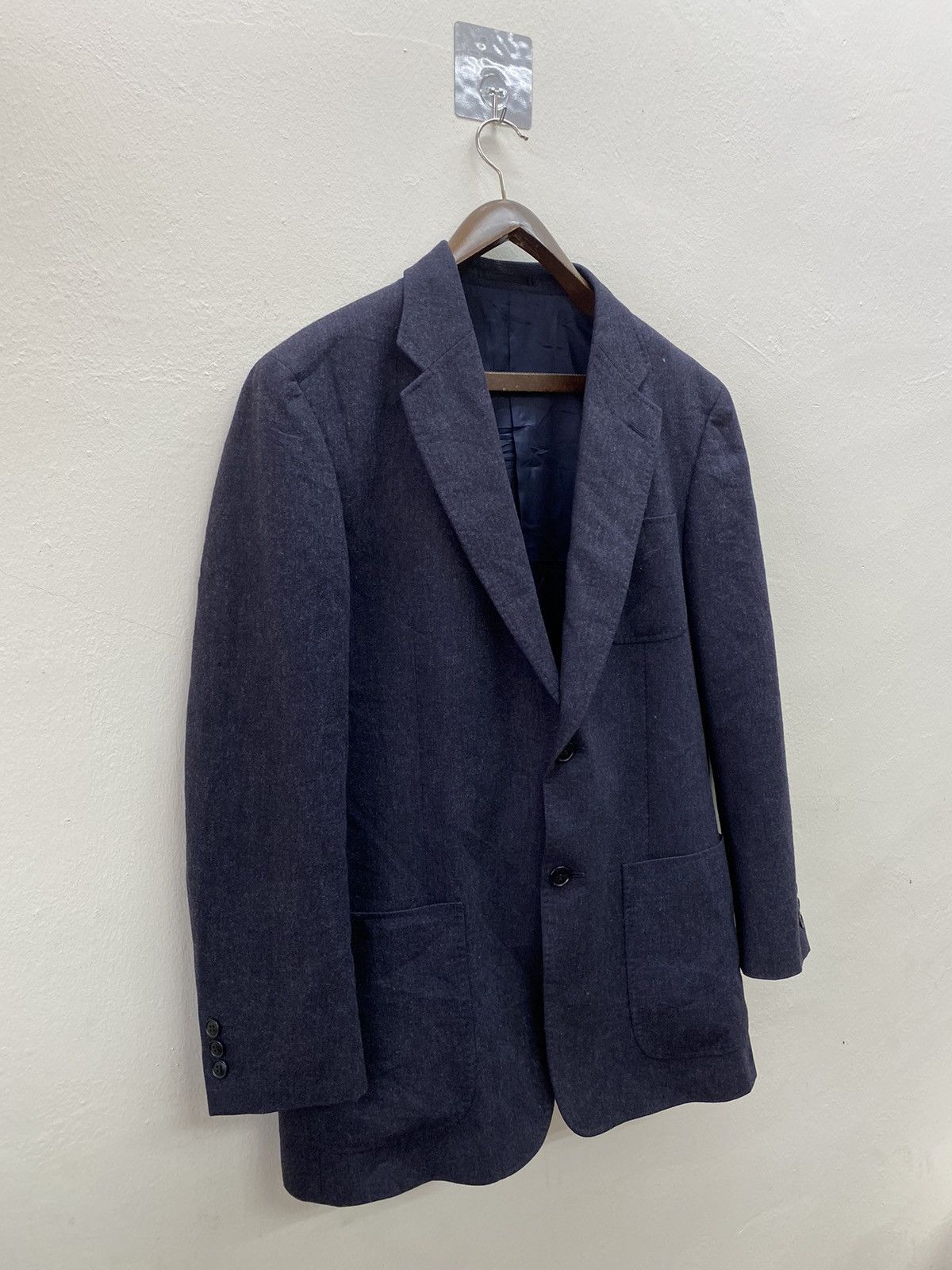 Lanvin Vintage Lanvin Classique wool blazer Jacket Size US L / EU 52-54 / 3 - 3 Thumbnail