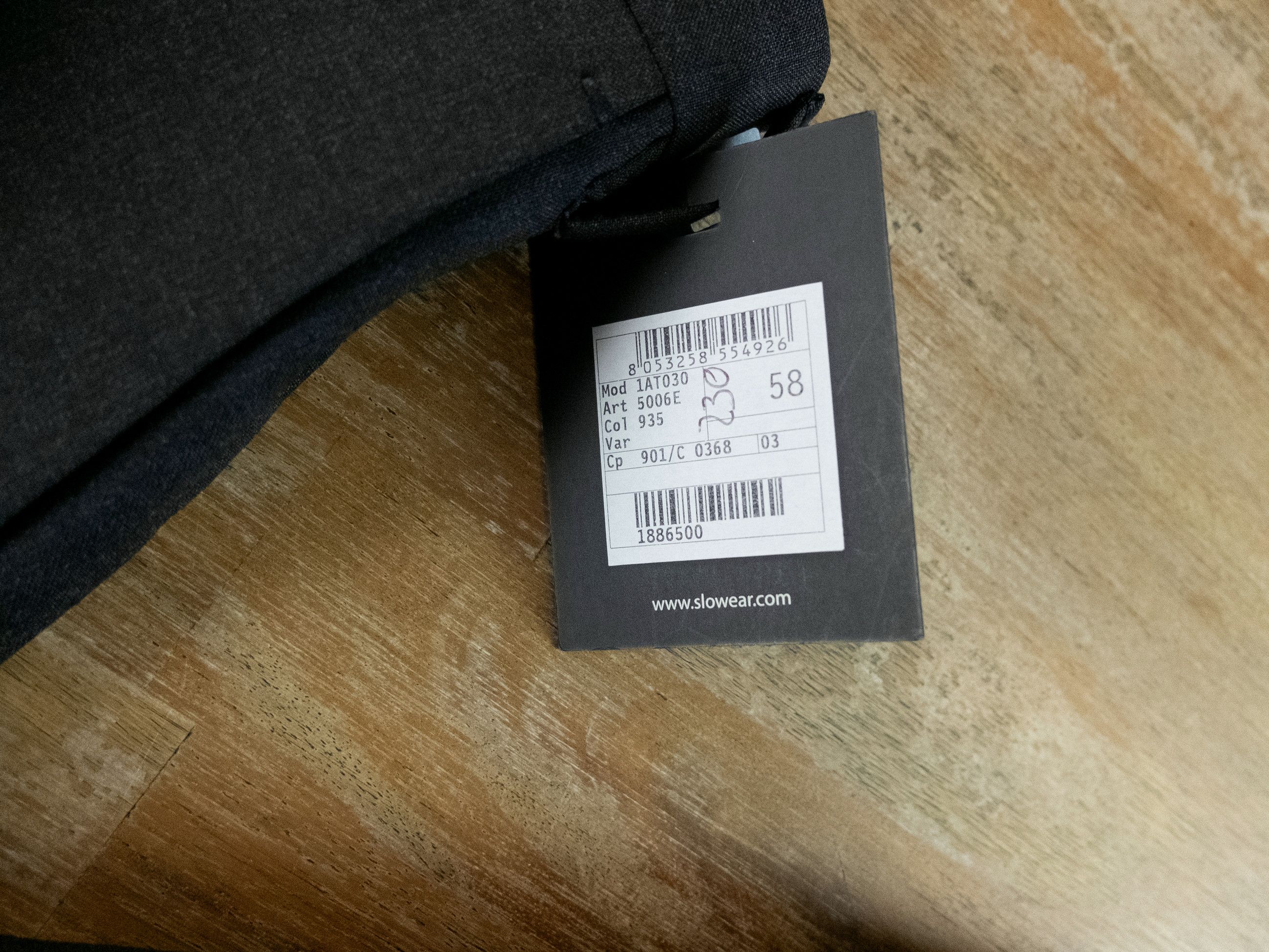 Incotex INCOTEX dark gray slim fit flat front wool pants 42 / 58 Size US 42 / EU 58 - 4 Thumbnail