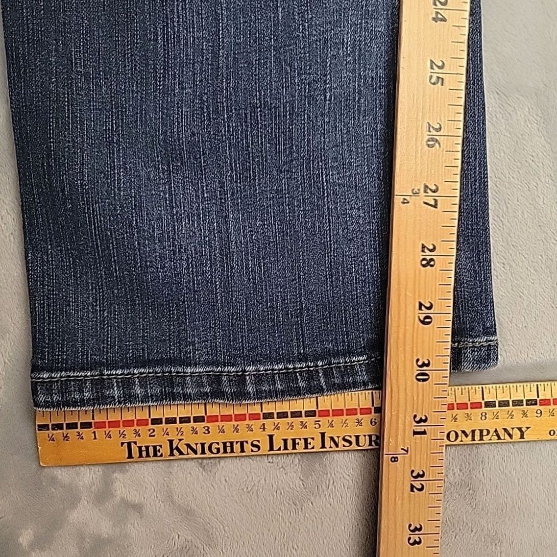Buffalo David Bitton Buffalo David Bitton Jeans Driven-X Basic Straight Stretch Blue Denim Mens 36x32 5-Pocket Belt Loops Cotton Blend Zip Jeans Men's Straight Blue Denim Size US 36 / EU 52 - 7 Thumbnail