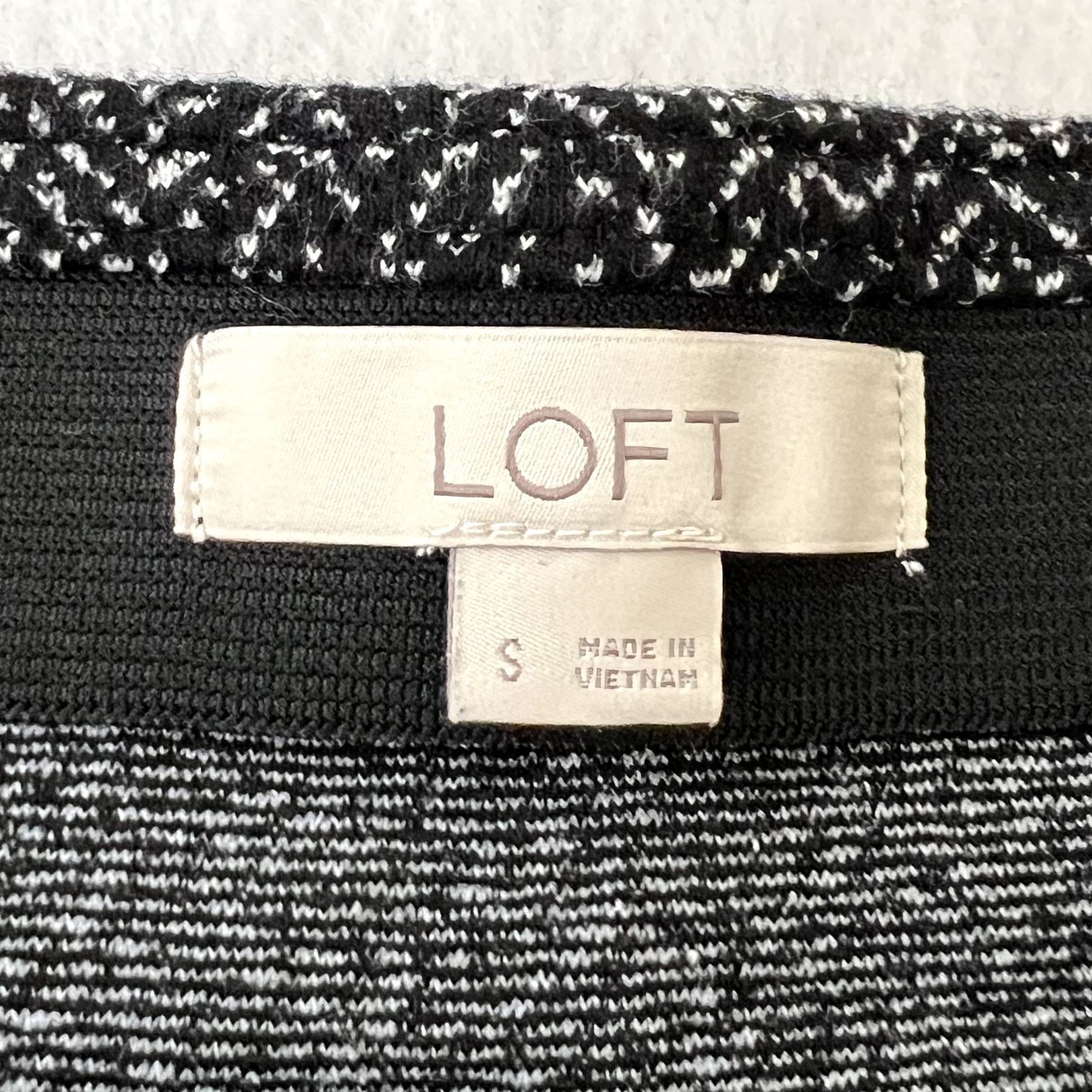 Loft Loft Herringbone Patterned High Waist Skirt Size 27" / US 4 / IT 40 - 5 Thumbnail