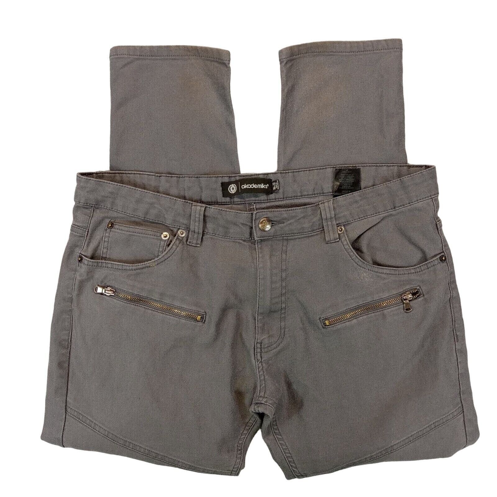 Akademiks Akademiks Jeans 38 X 32 Y2K Grunge Gray Streetwear Straight Size US 38 / EU 54 - 4 Thumbnail