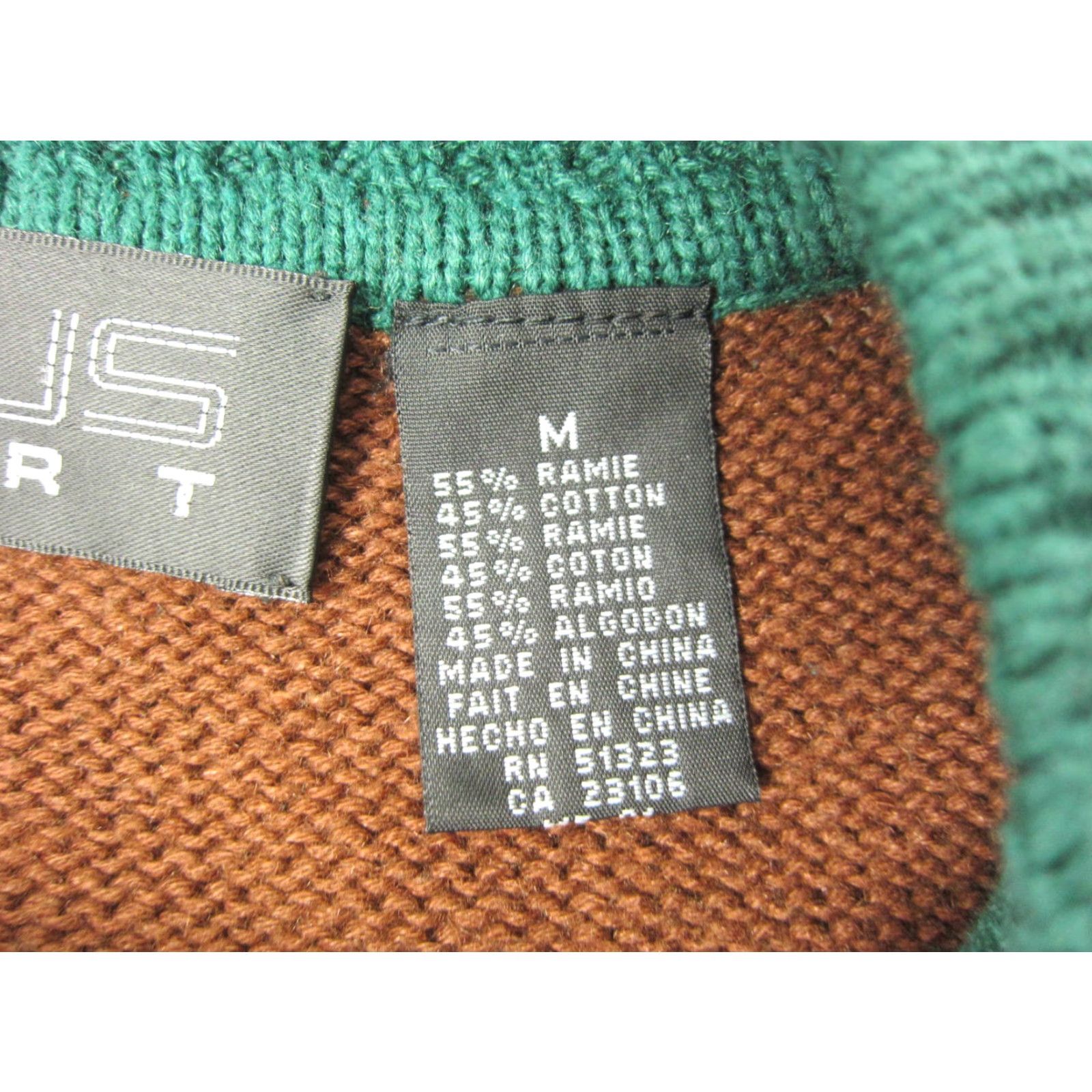 Vintage VINTAGE Chaus Sweater Womens M Green Christmas 80s Knit Crew Neck Pullover Holiday Casual Knitwear Breathable All Seasons Mens Womens Size M / US 6-8 / IT 42-44 - 7 Thumbnail
