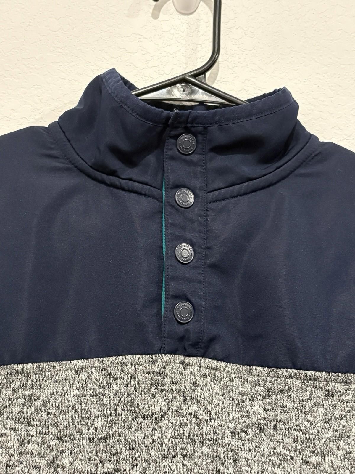 Other Prince & Fox Blue Gray Snap Fleece Pullover Jacket Men’s S Size US S / EU 44-46 / 1 - 2 Thumbnail