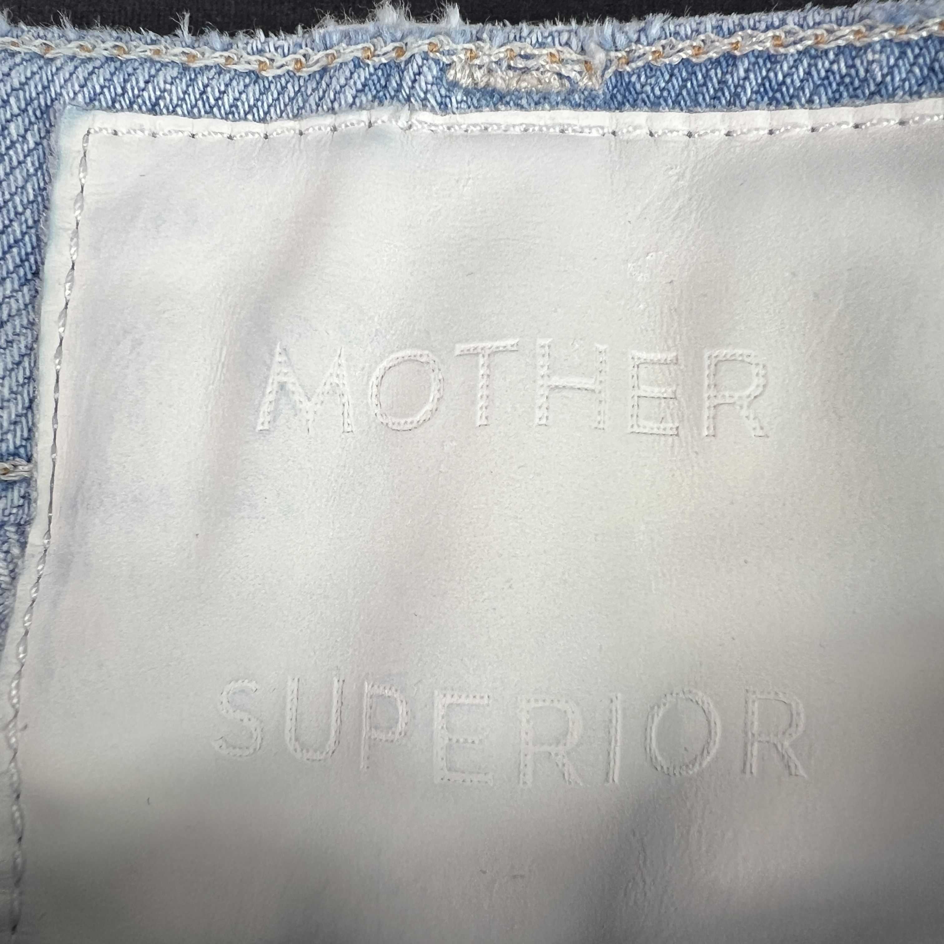 MOTHER Mother Jeans Rascal Ankle Undone Hem Blue Distressed Denim Size 25" / US 0 / IT 36 - 7 Thumbnail