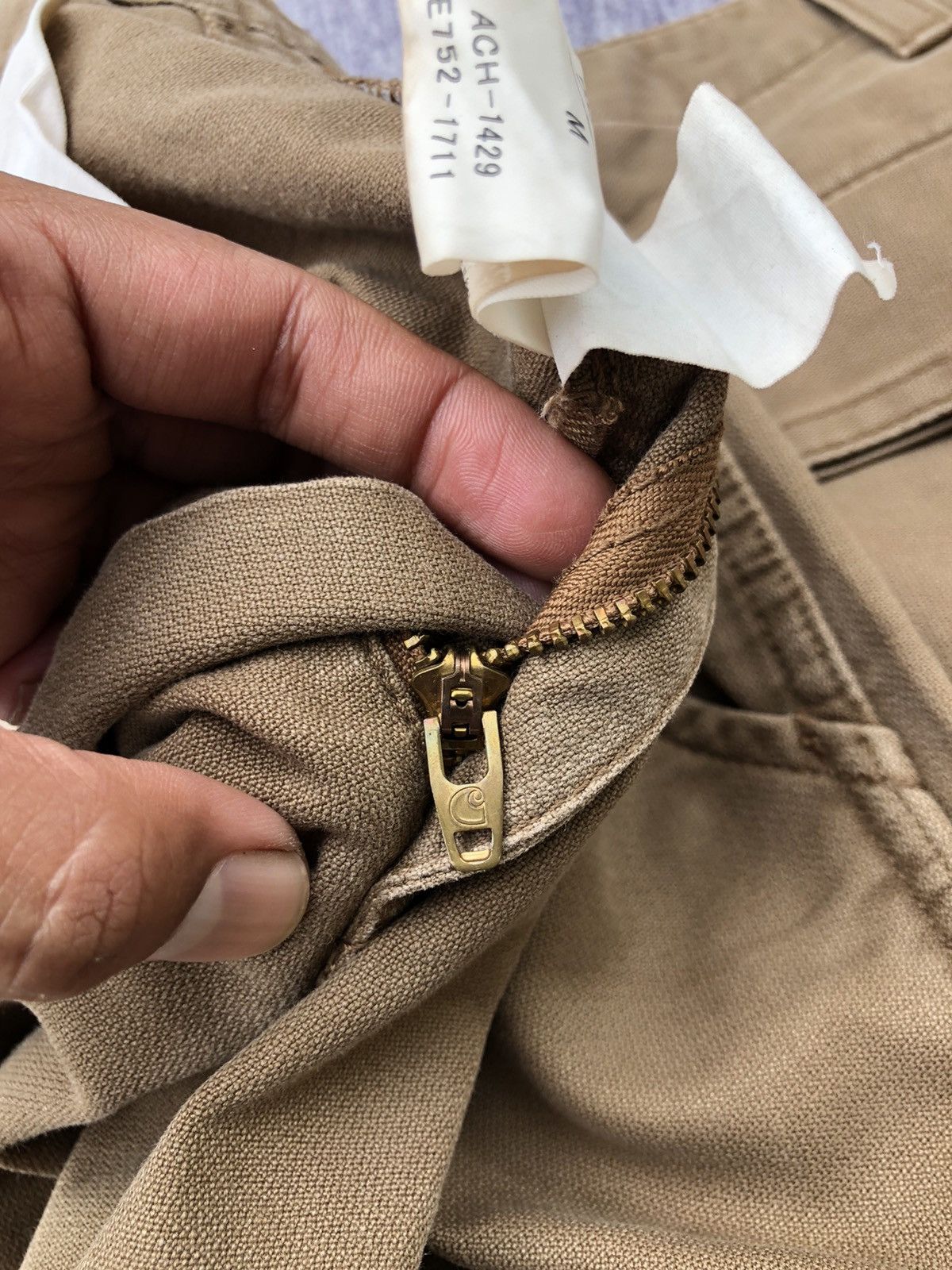 Carhartt Carharrt Khakis Cargo Pant Straight Cut Multipocket Size US 31 - 12 Thumbnail