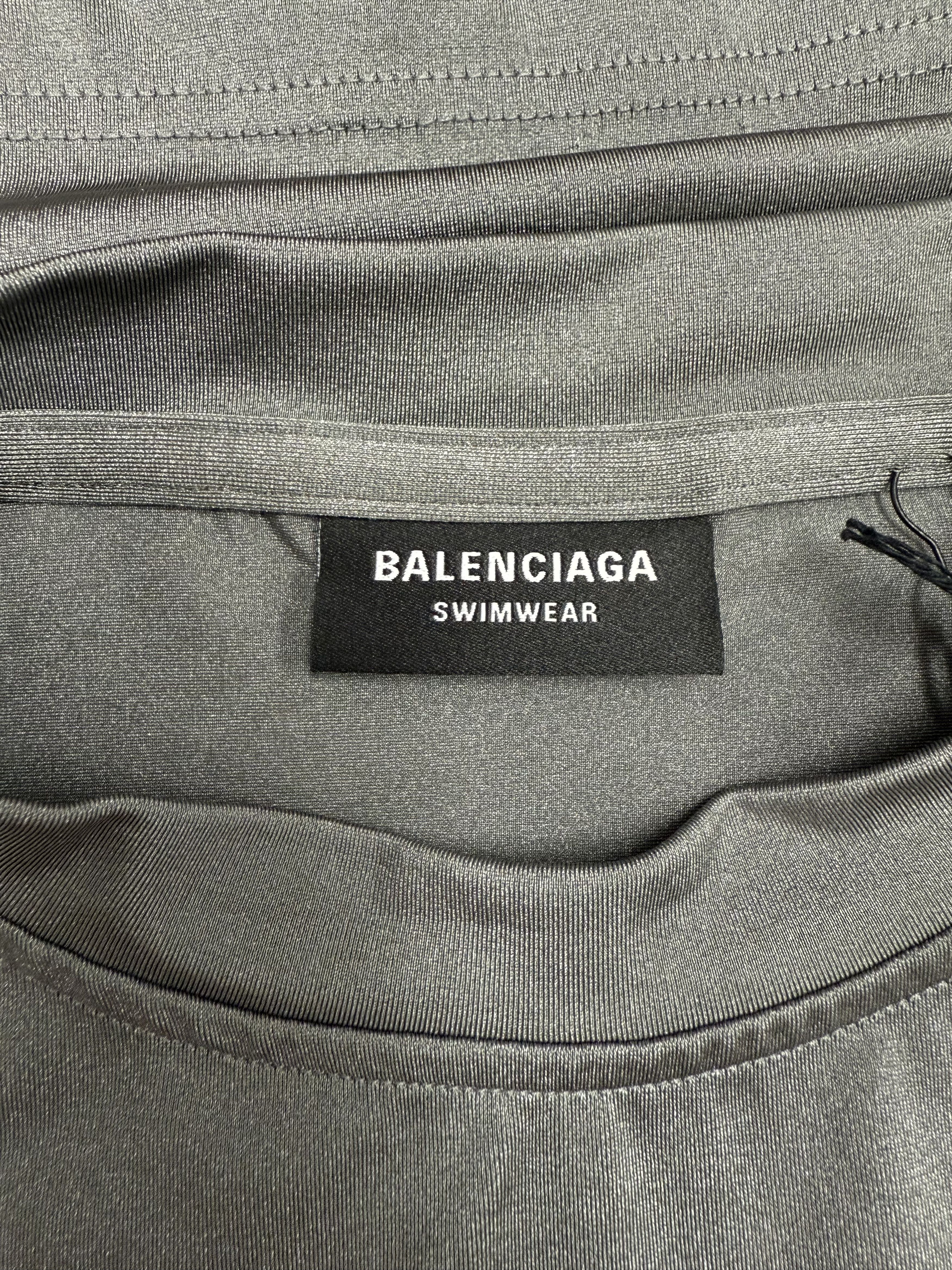 Balenciaga Balenciaga Shiny Spandex Tee Size US XS / EU 42 / 0 - 3 Thumbnail