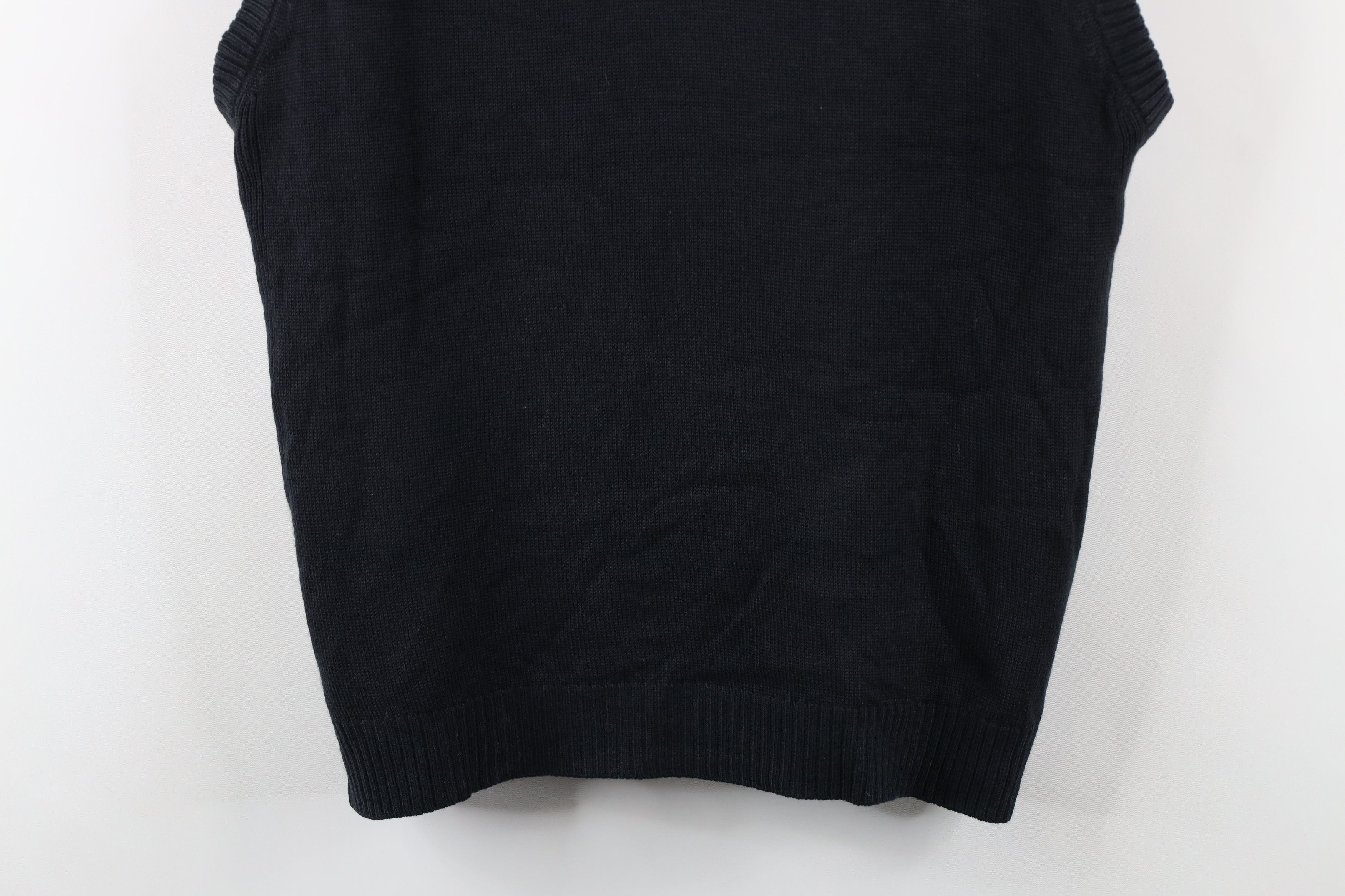 Under Armour × Vintage Vintage Under Armour Cashmere Blend Knit Sweater Vest Black Size US L / EU 52-54 / 3 - 3 Thumbnail