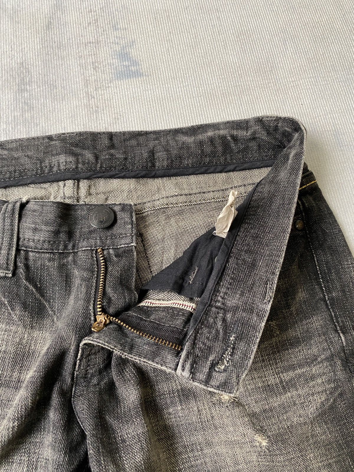 Japanese Brand 2000s The Murder License Claw Marks Flare Denim Size US 31 - 19 Thumbnail