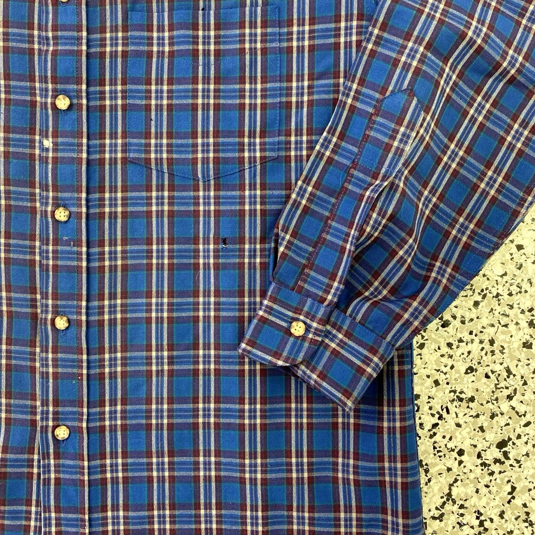 Pendleton Pendleton Shirt Mens Large Wool Flannel Multicolor Striped USA Size US L / EU 52-54 / 3 - 3 Thumbnail