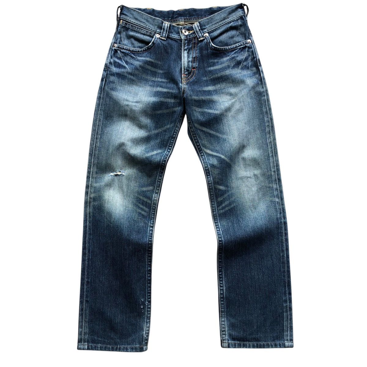 Japanese Brand × Le Grande Bleu (L.G.B.) × Wrangler Vintage WRANGLER straight cut jeans Size US 30 / EU 46 - 1 Thumbnail