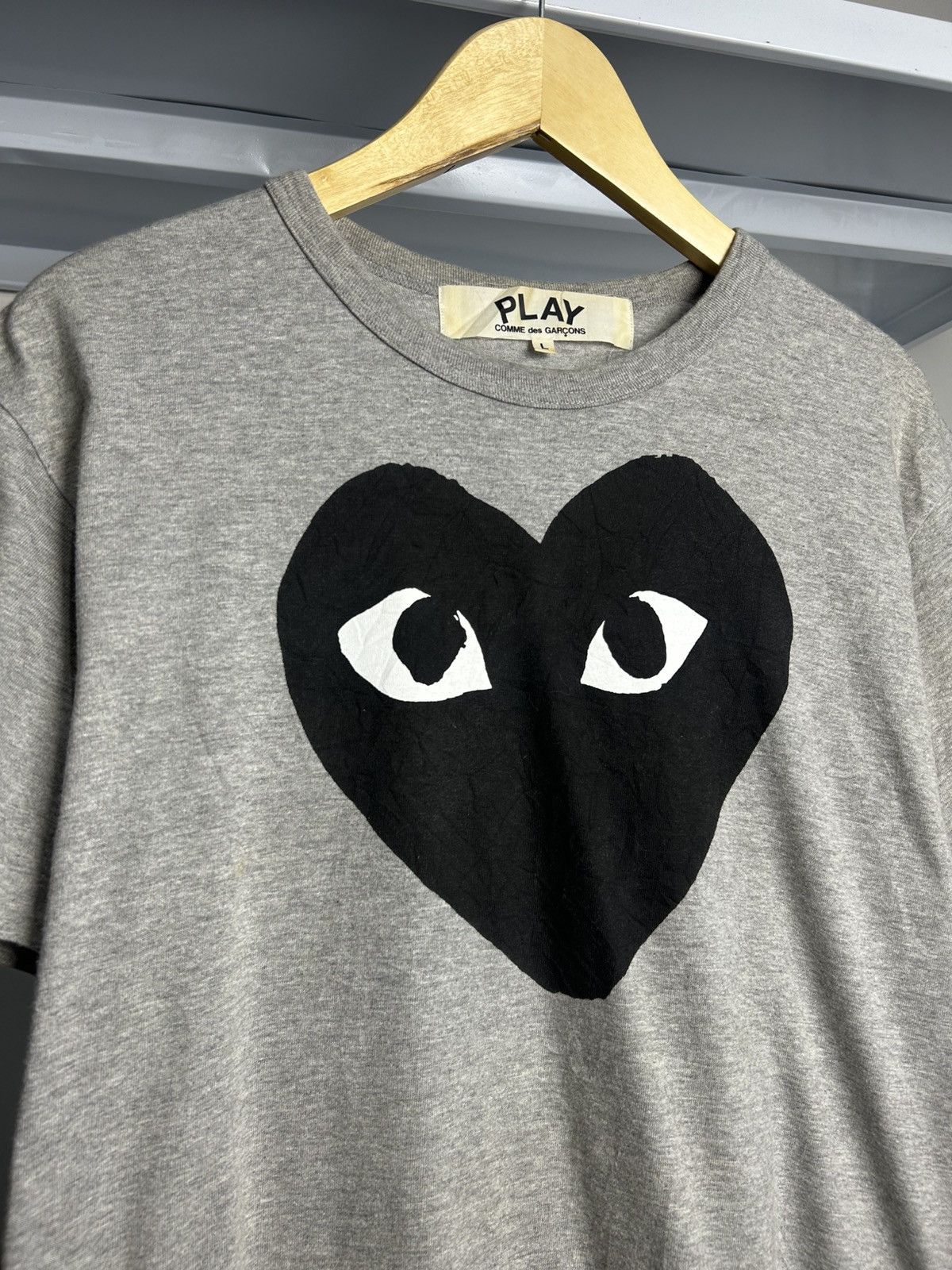 Comme des Garcons Comme Des Garcons Play Logo-Print Tshirt Size US L / EU 52-54 / 3 - 2 Thumbnail
