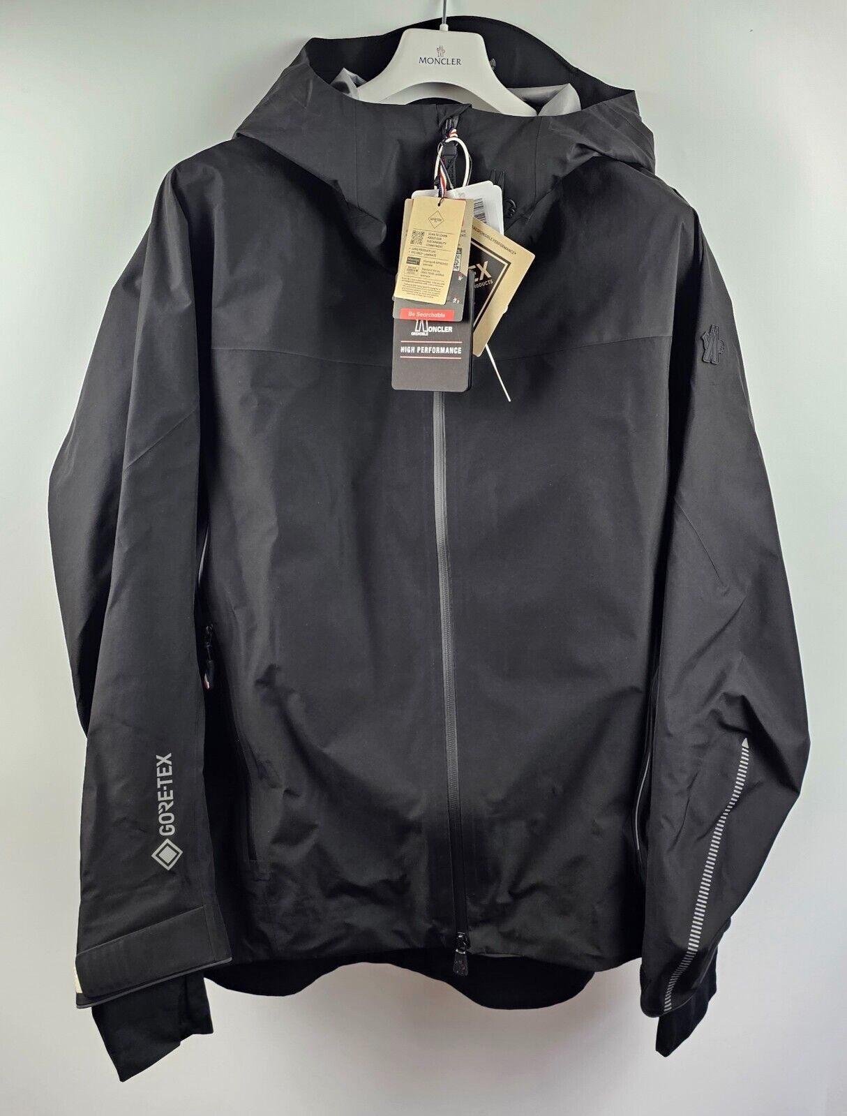 MONCLER GRENOBLE Hinterburgs Men's Black Jacket New 7