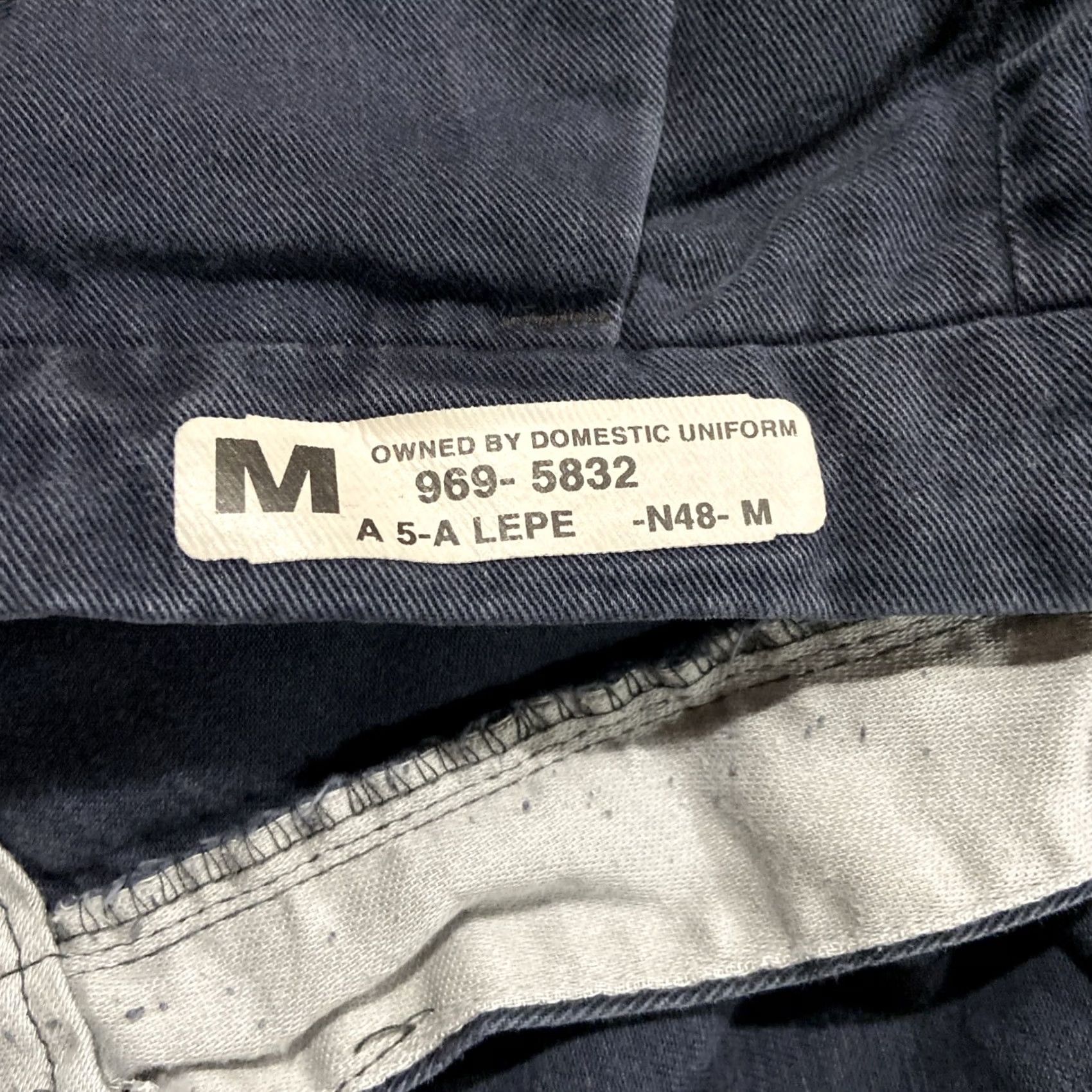Vintage VINTAGE Bulwark FR Pants Mens 38 Navy Blue Cotton Straight Fire Resistant 38 Size US 38 / EU 54 - 3 Thumbnail