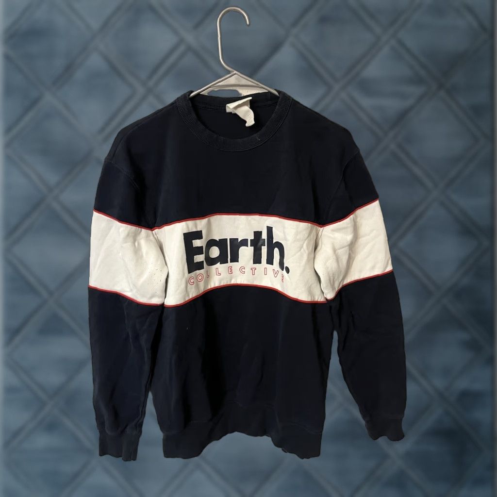 H&M H&M Logg Mens Crew Neck Sweater Size Small Graphic Earth Collective Long Sleeve Size US S / EU 44-46 / 1 - 1 Thumbnail
