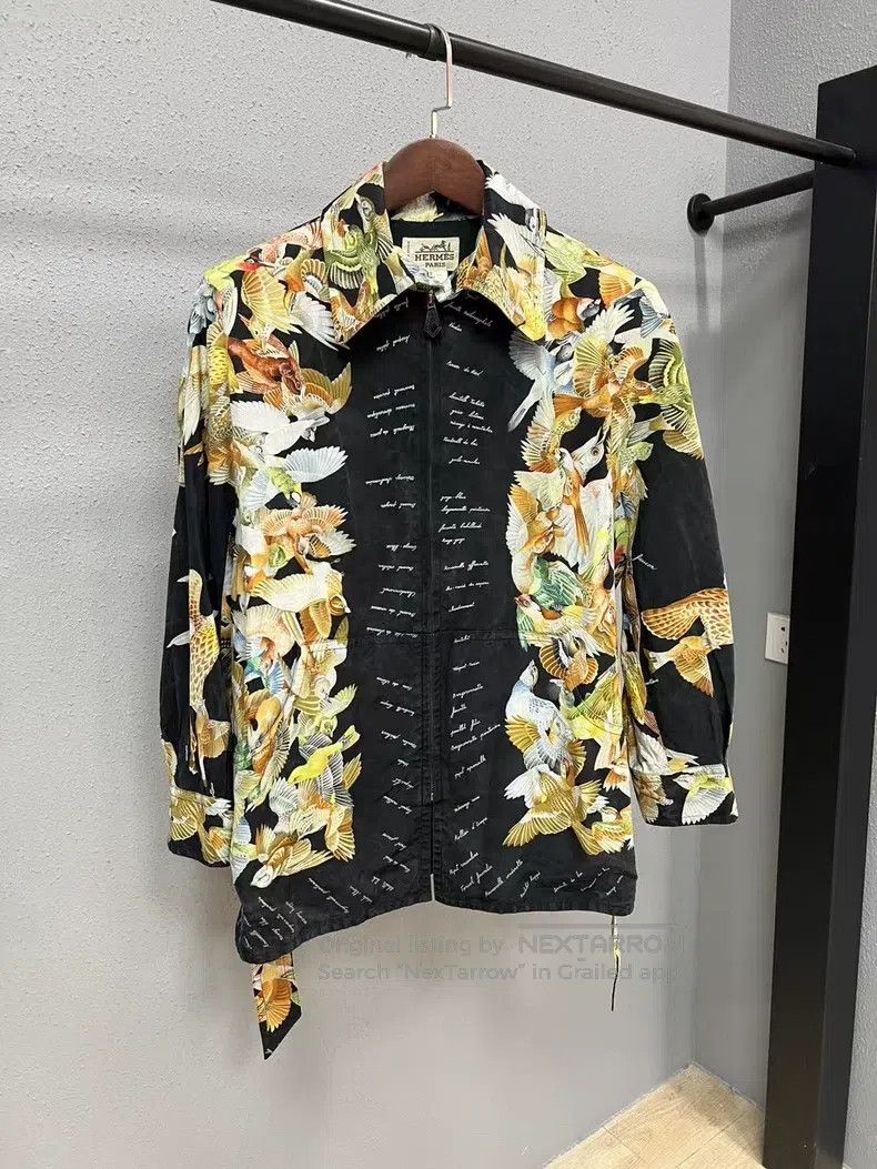 Hermes Hermes Colorful birds jacket Size US XS / EU 42 / 0 - 1 Thumbnail