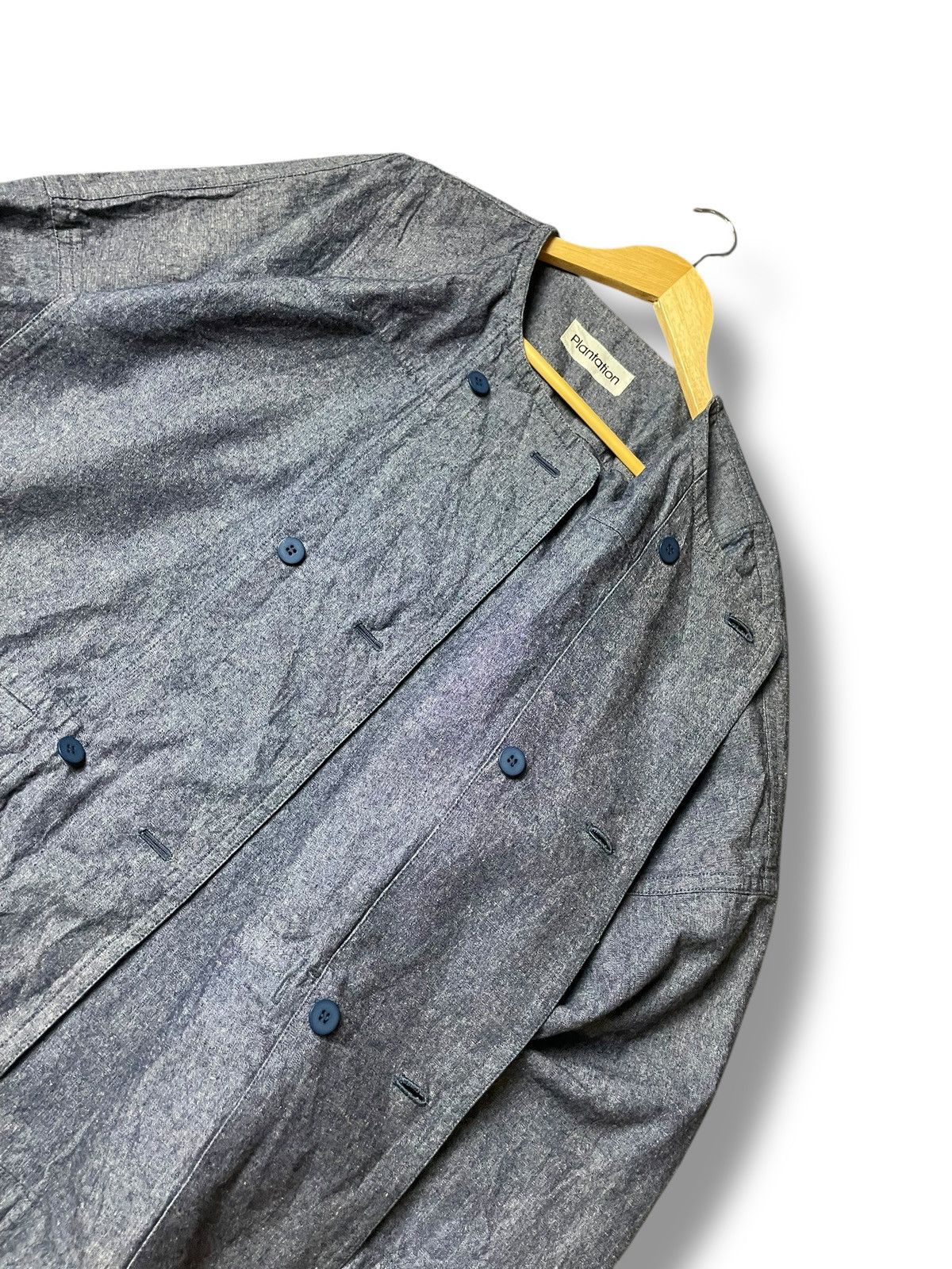Issey Miyake Plantation x Issey Miyake Buttoned Light Jacket (108) Size US L / EU 52-54 / 3 - 7 Thumbnail